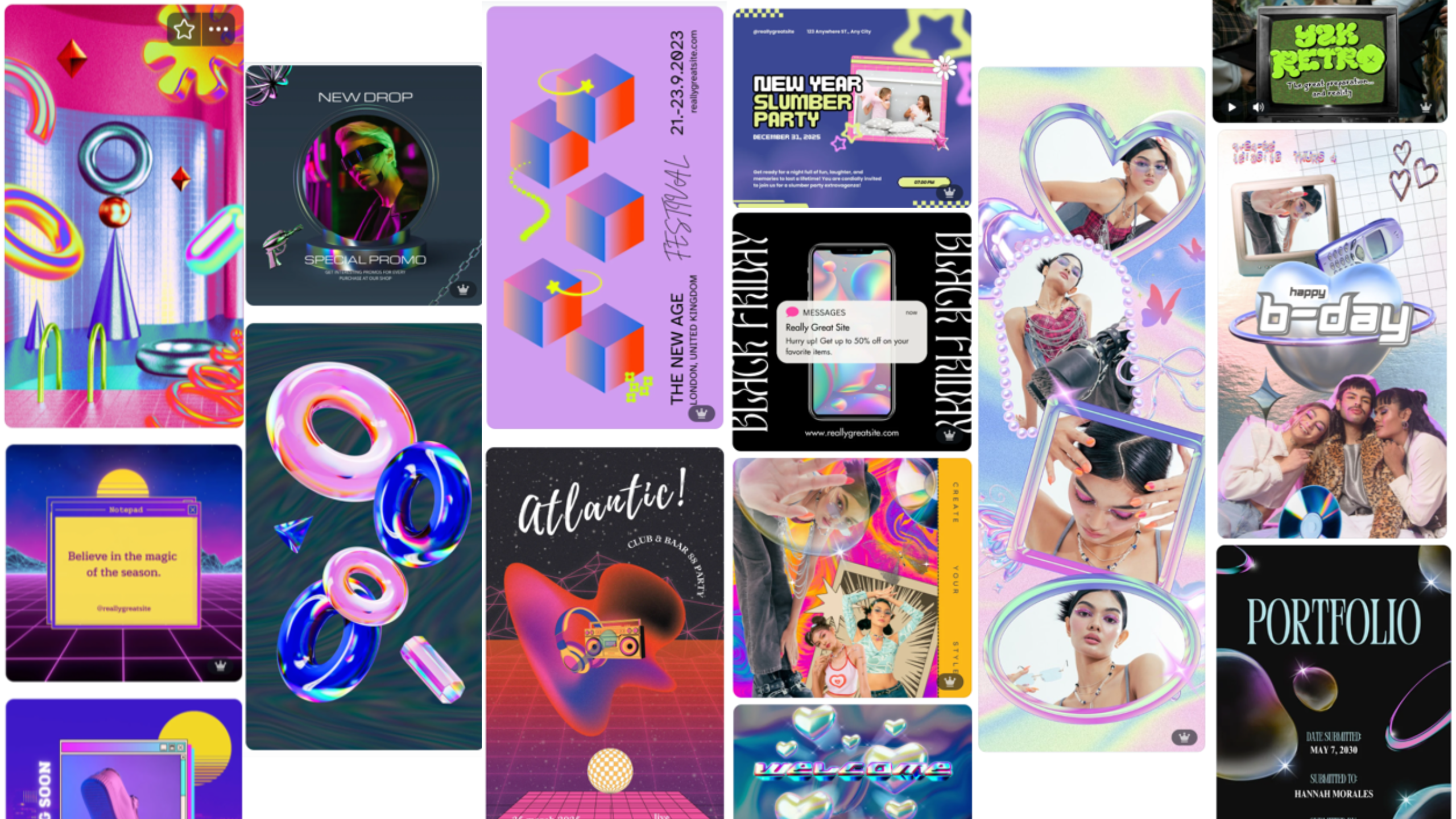 Y2K & Vaporwave - Canva