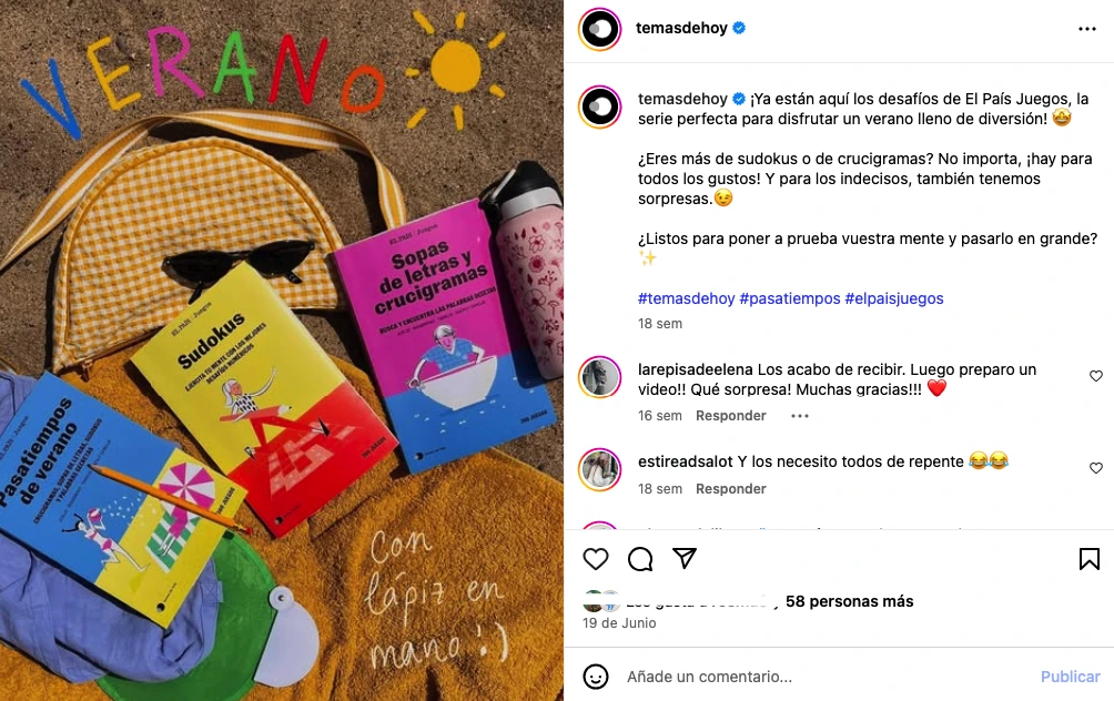 Post verano con lápiz en mano