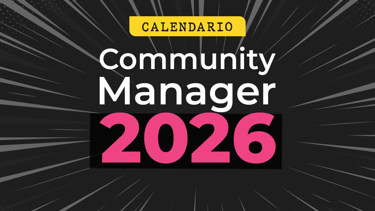 Calendario del Community Manager 2026 + Ejemplos 