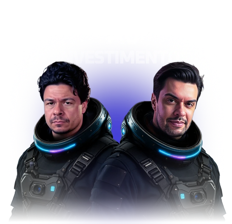 Carlos Siliprandi e Altino Junior, ambos como astronautas prontos pra te acompanhar na nova era dos traders