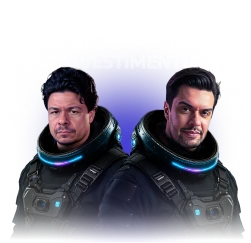 Carlos Siliprandi e Altino Junior, ambos como astronautas prontos pra te acompanhar na nova era dos traders