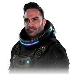 Foto do Alexandre Marquez vestido como astronauta, pronto pra te acompanhar na nova era dos traders.
