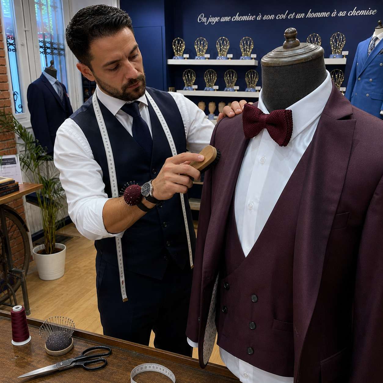 entretien costume sur mesure