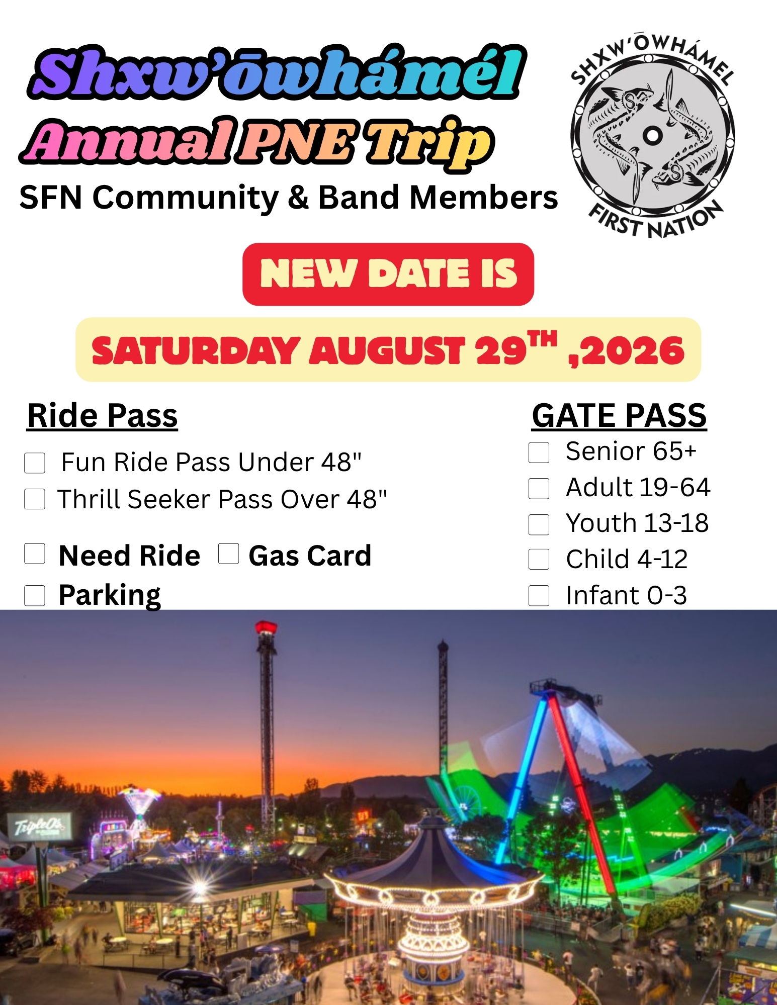 Annual Community PNE Trip