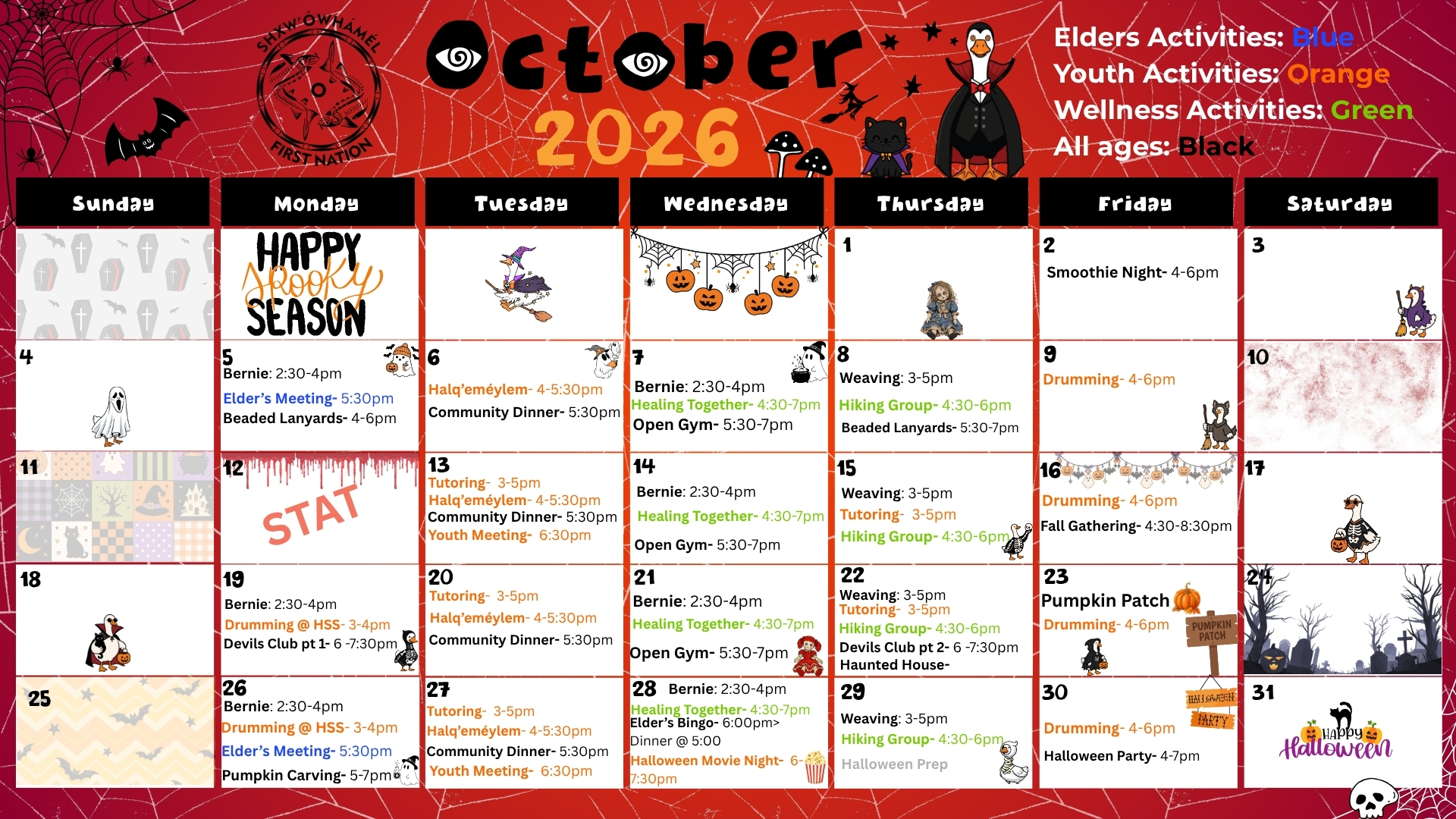 October 2026 Calendar