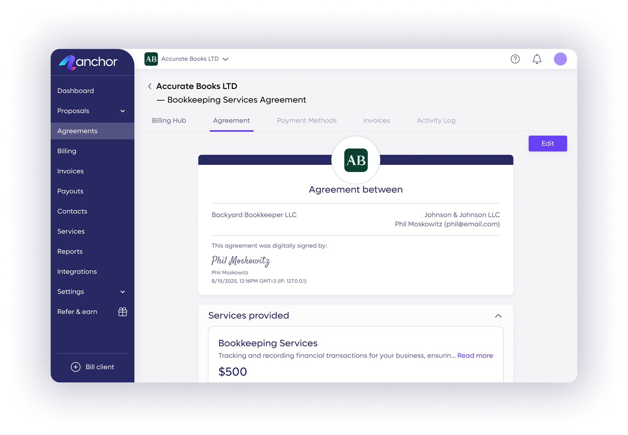 Feature screenshot