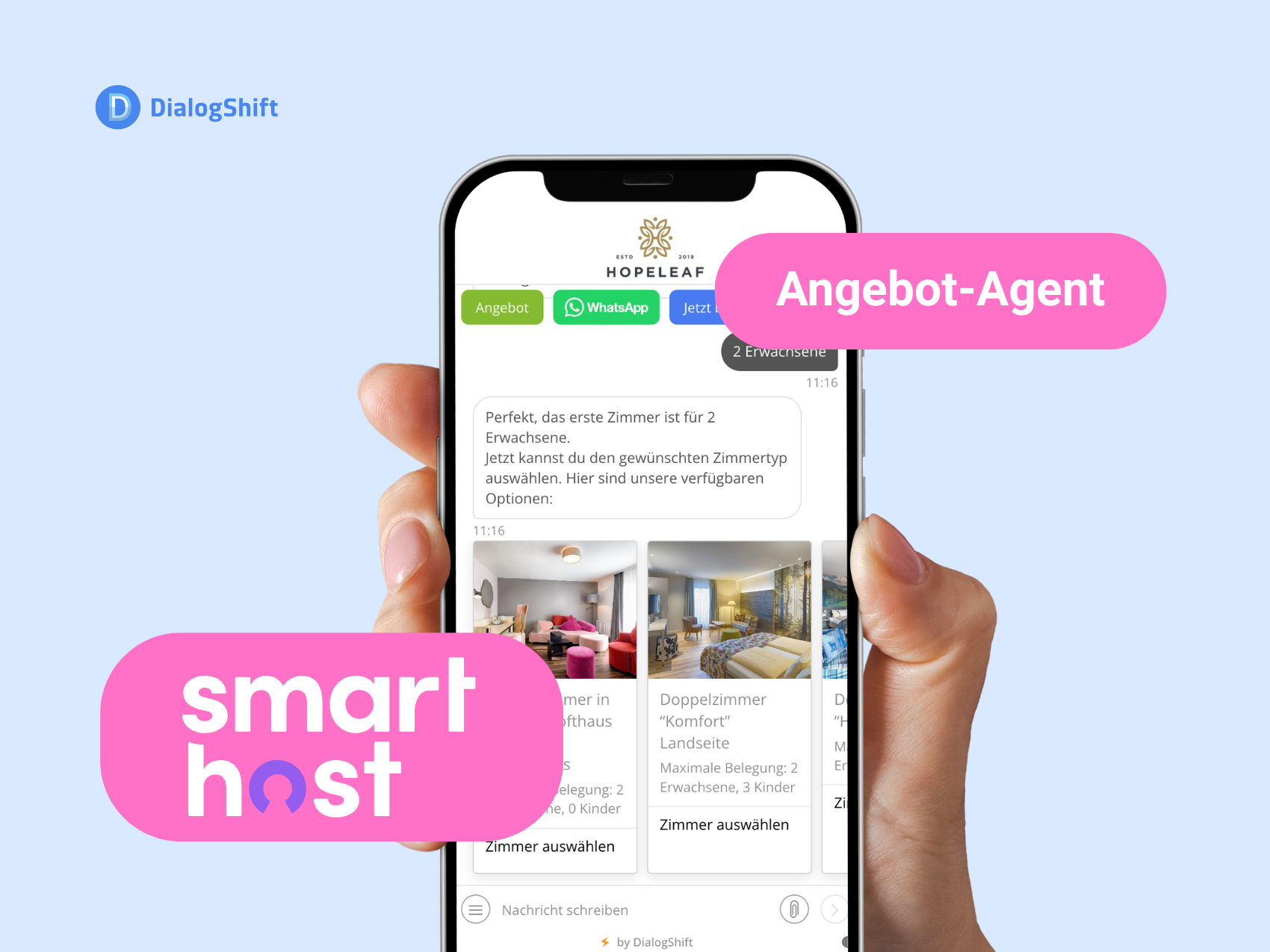 Vom Gespräch zum Angebot in Sekunden: DialogShift & Smart Host launchen Angebot-Agent für Hotellerie
