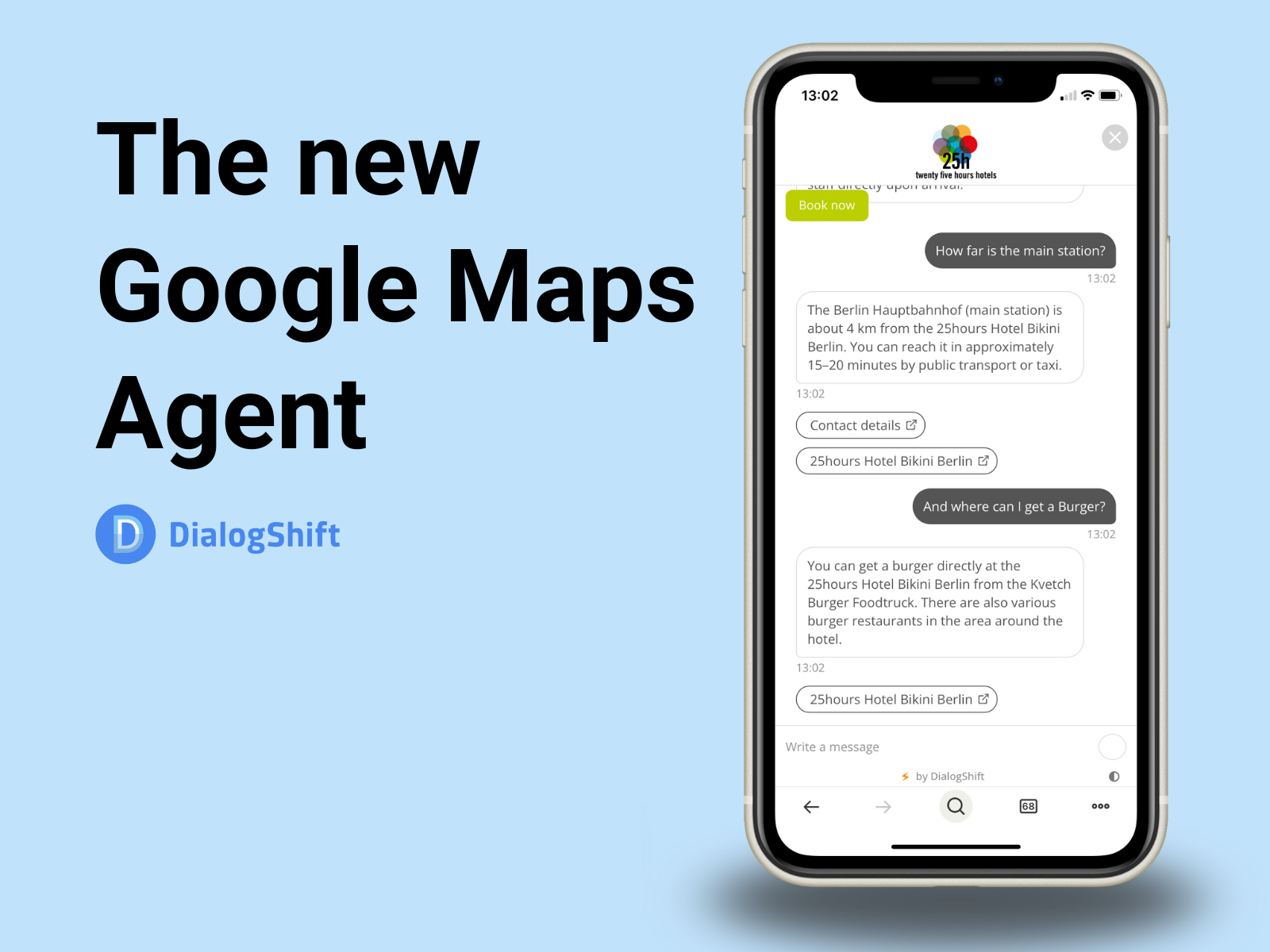 The Google Maps Agent – Local recommendations right in the chat