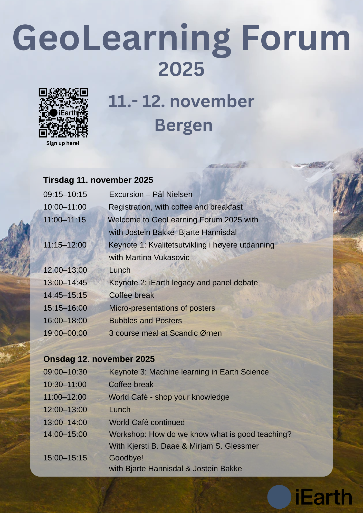 Sign up for this years GeoLearning Forum