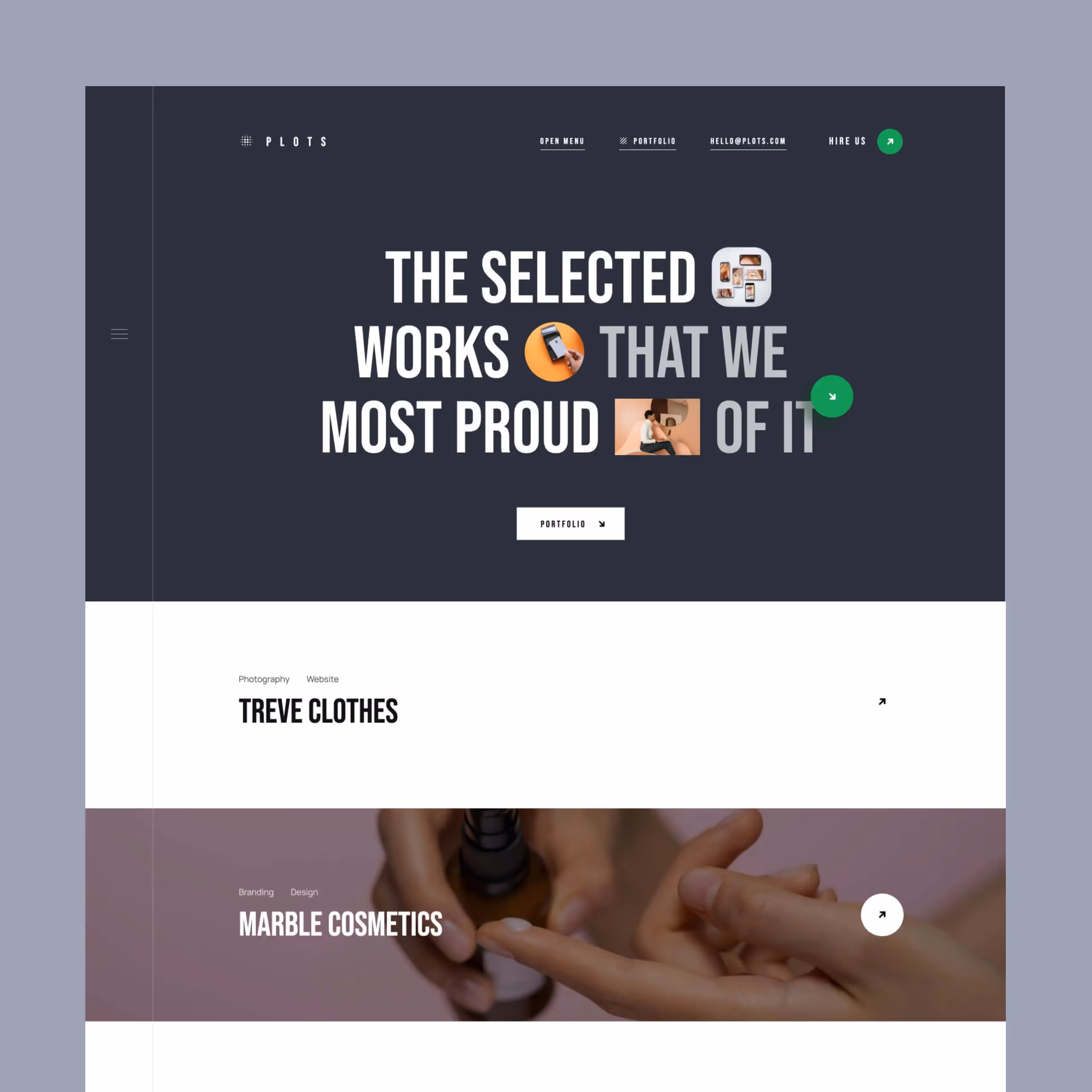 Plots - Agency Webflow website template
