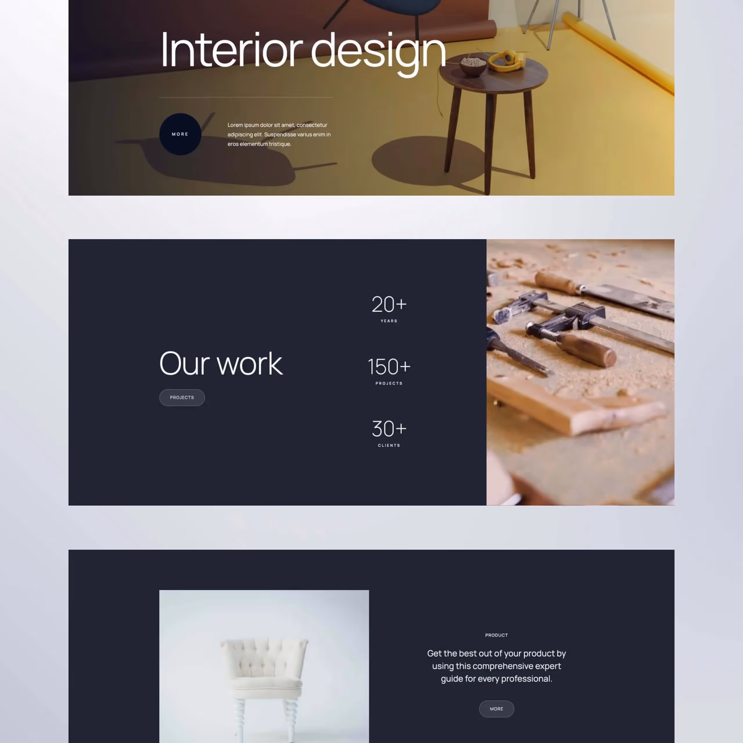 Packs - Business Webflow UI Kit template