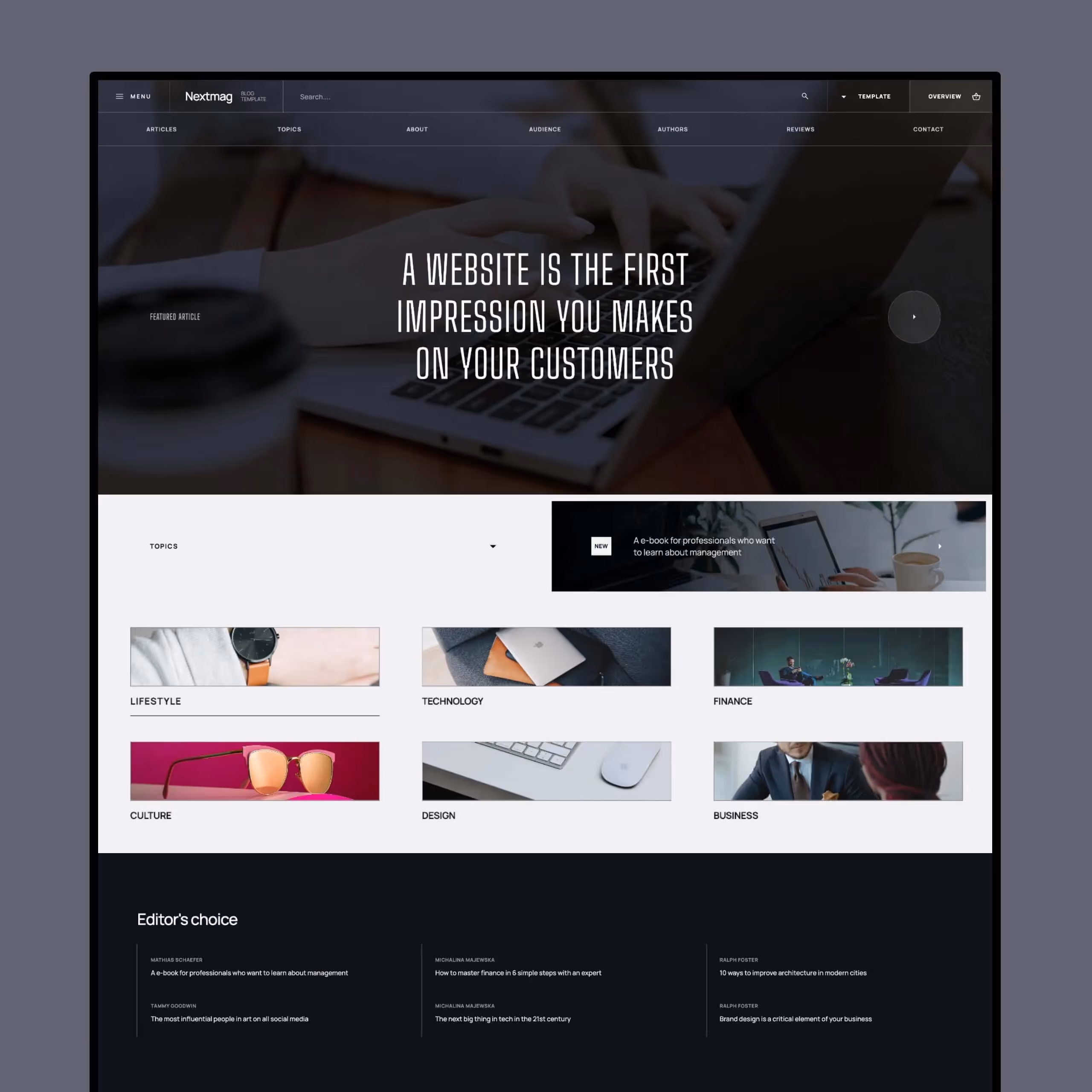 Lifestyle Webflow CMS blog in modern interactive designs