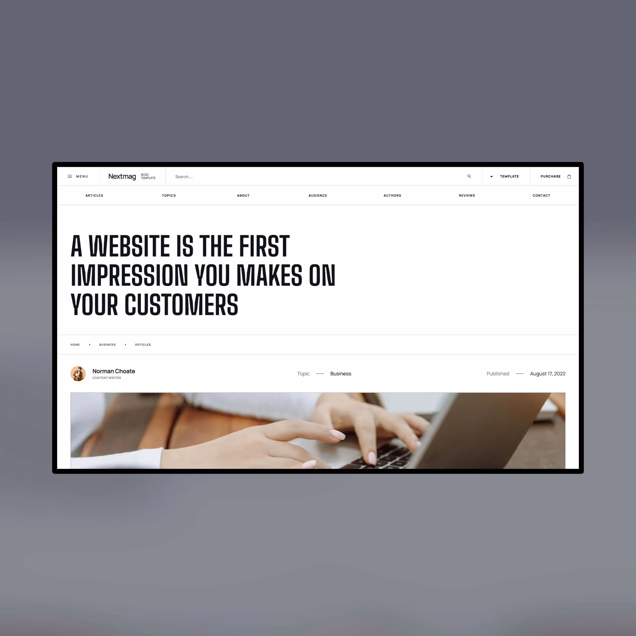 Lifestyle Webflow CMS blog in modern interactive designs