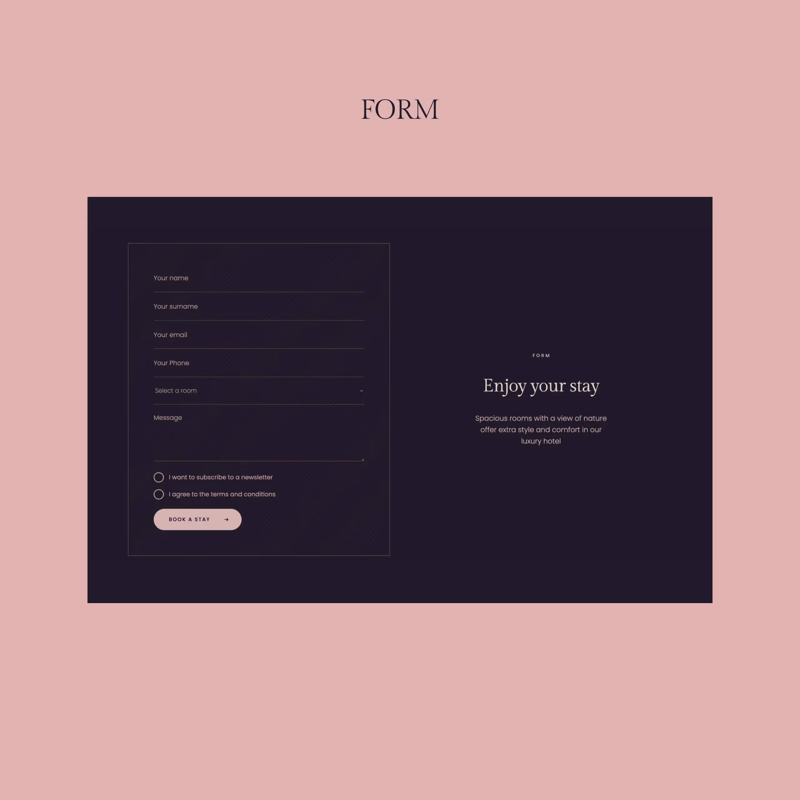Rosello - Hotel Webflow website template