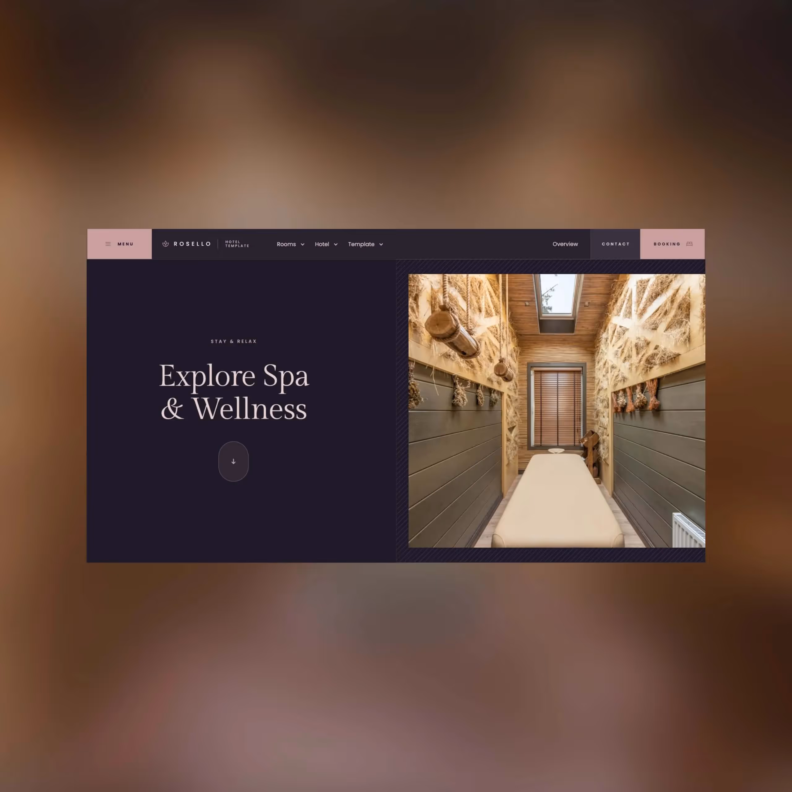 Rosello - Hotel Webflow website template