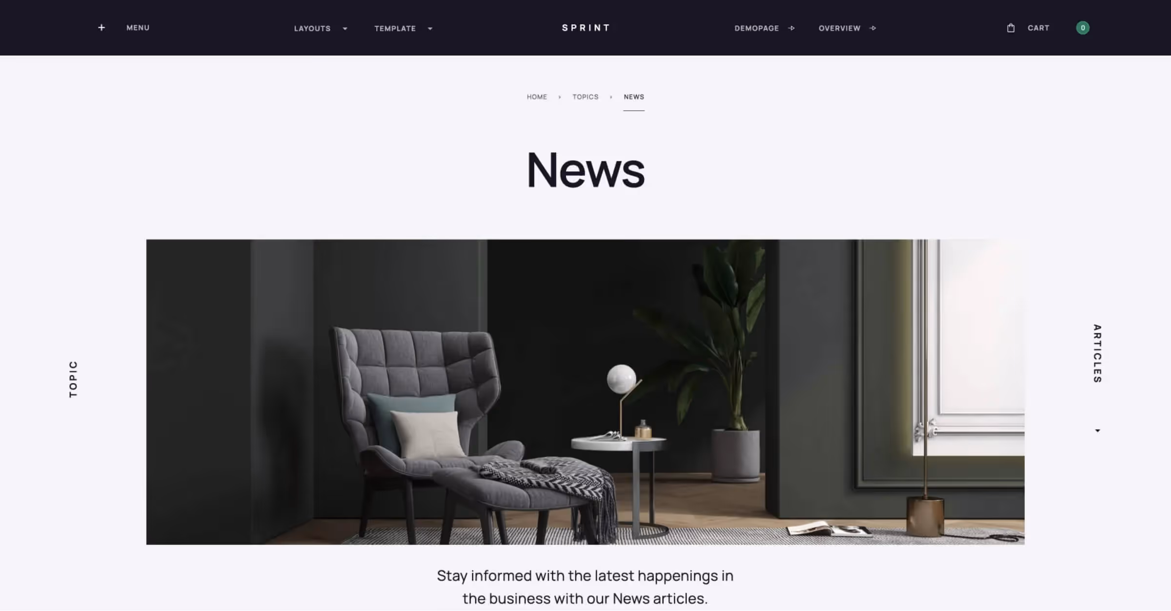 Sprint - Creative UI Kit Webflow website template