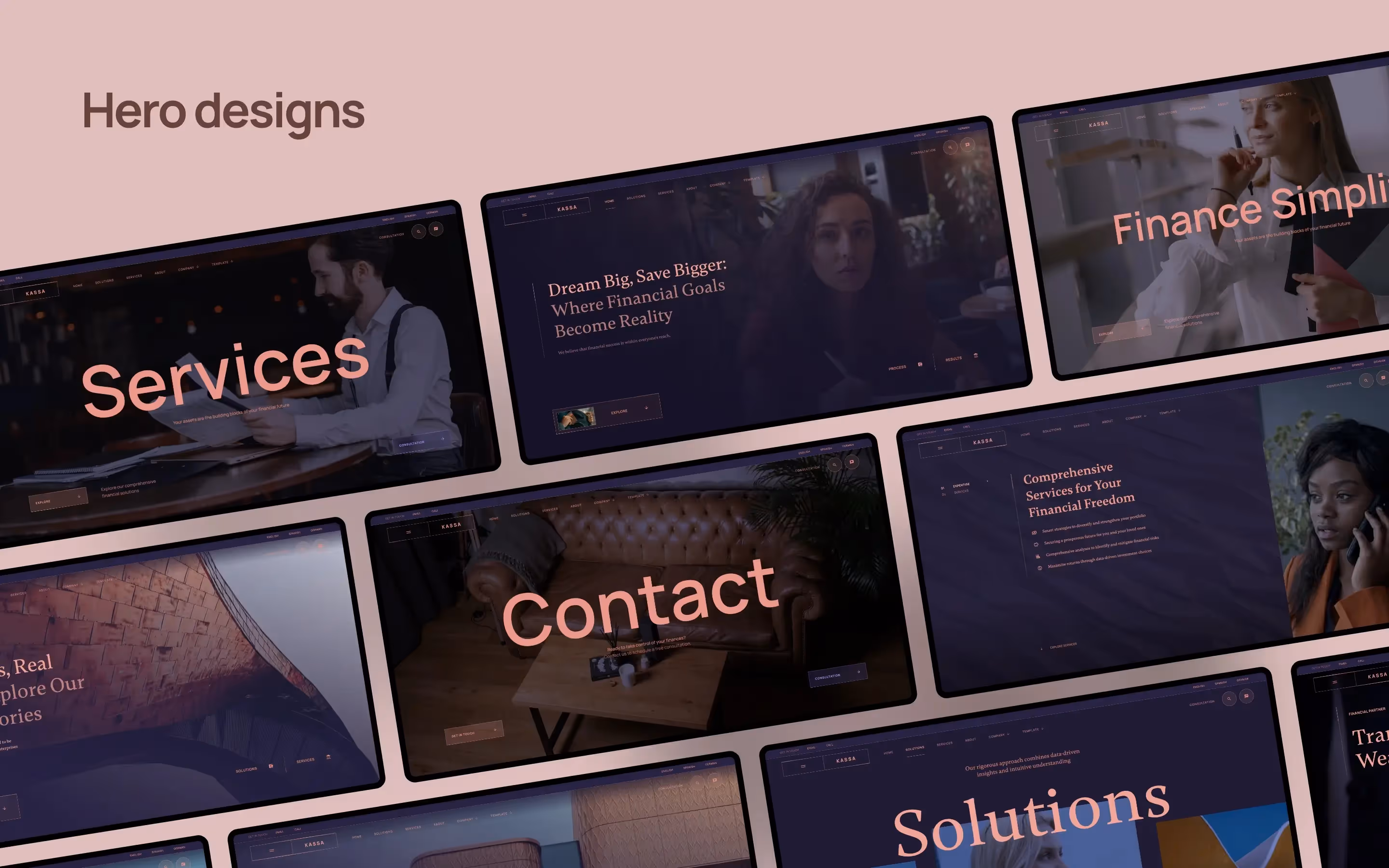 Kassa - Finance Webflow website template