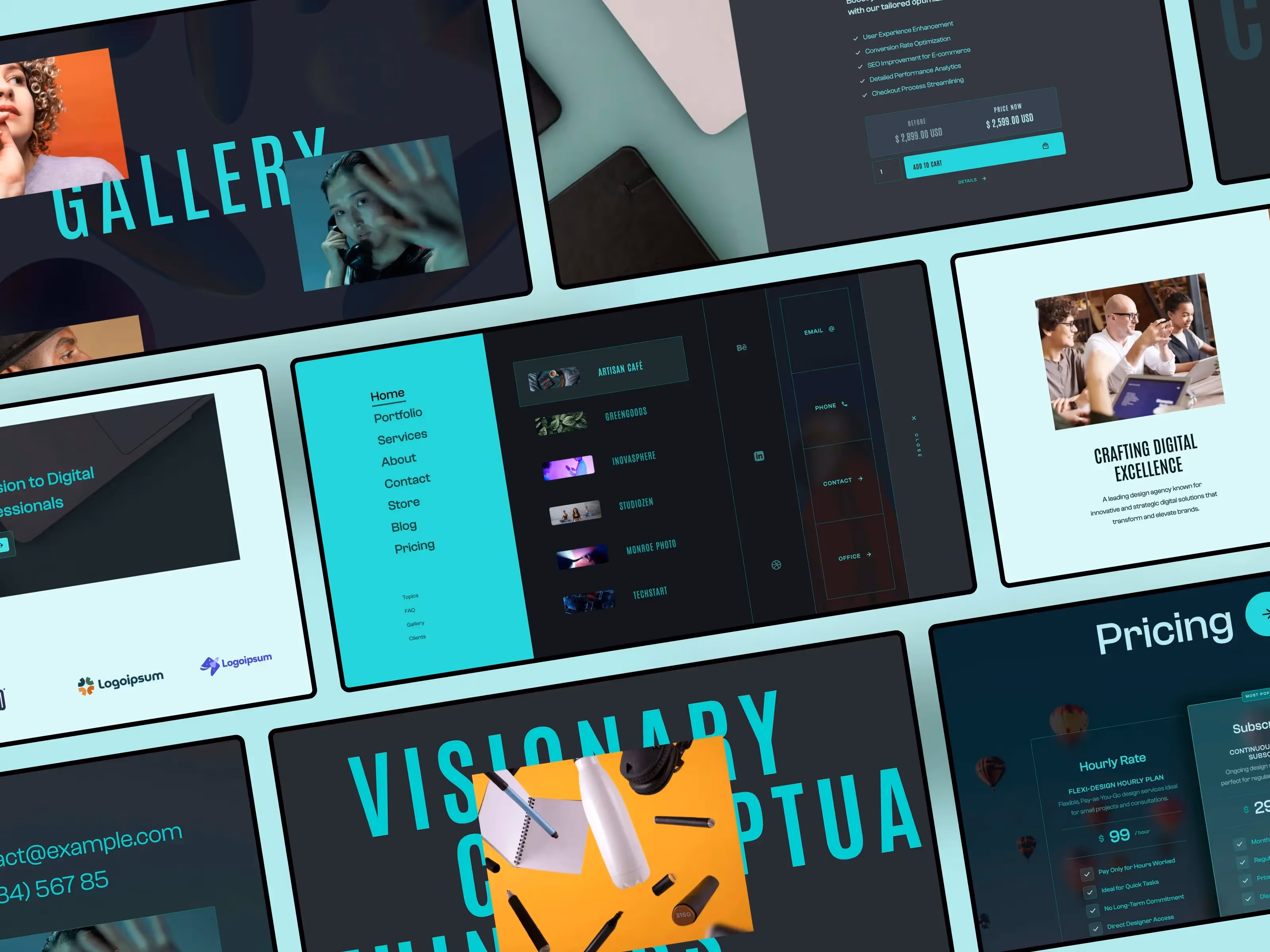 Impulse - Portfolio creative Webflow website template