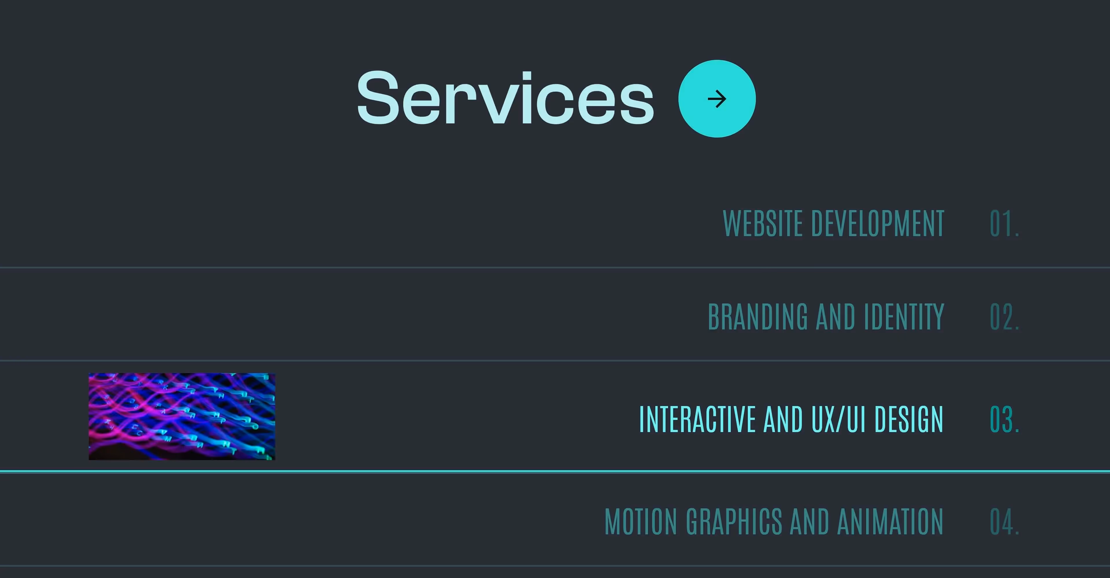Impulse - Portfolio creative Webflow website template