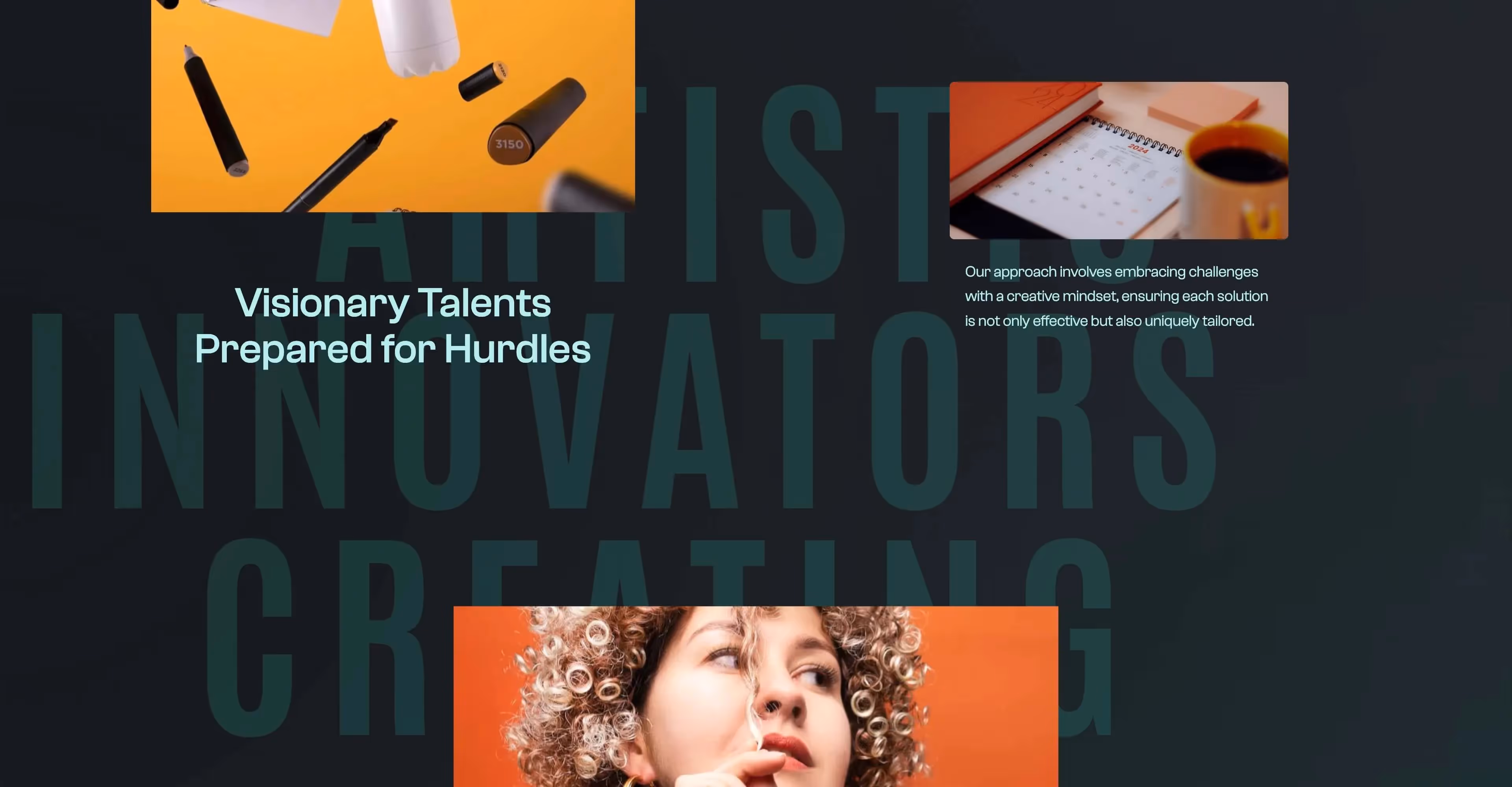 Impulse - Portfolio creative Webflow website template