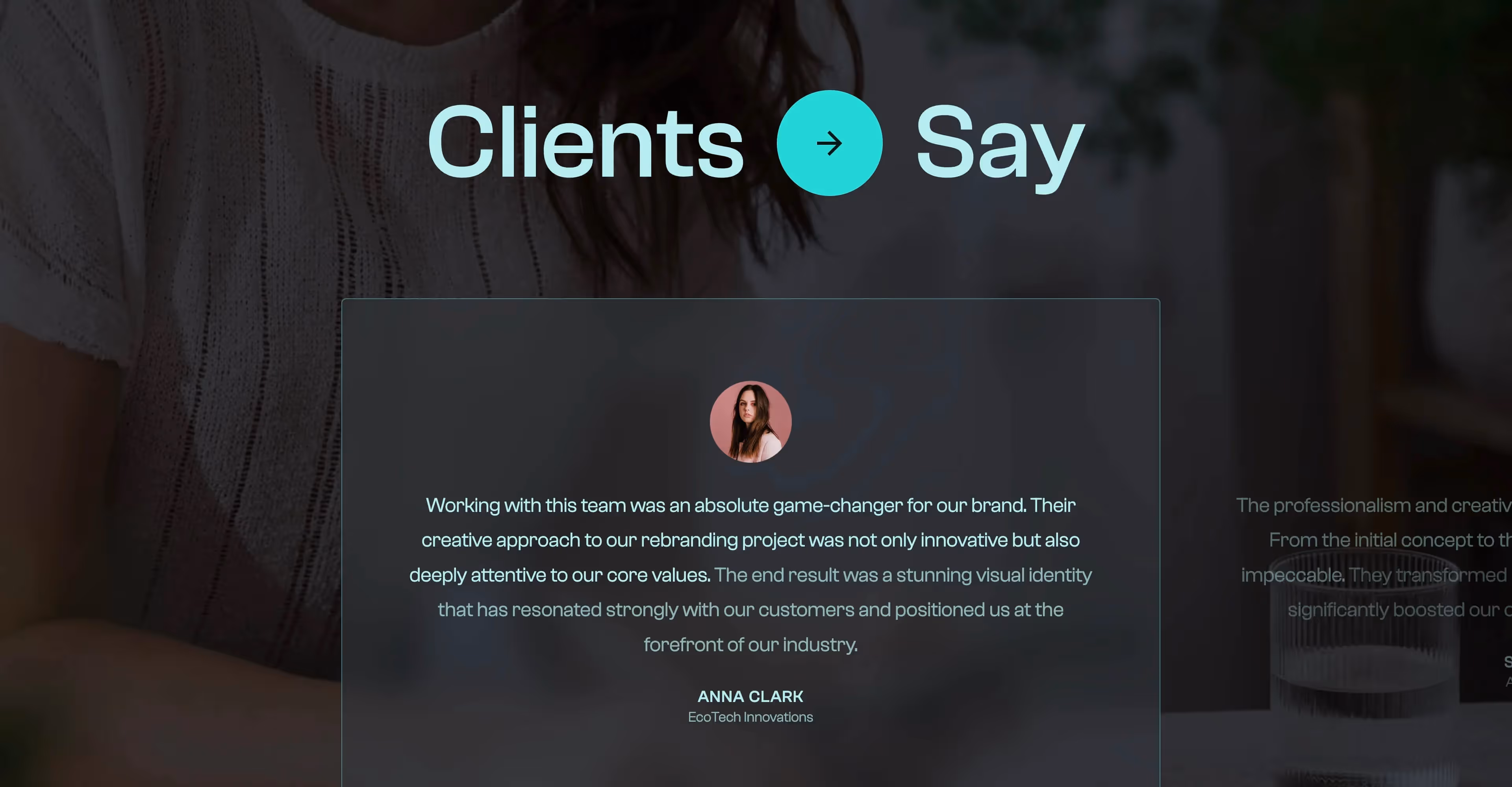 Impulse - Portfolio creative Webflow website template