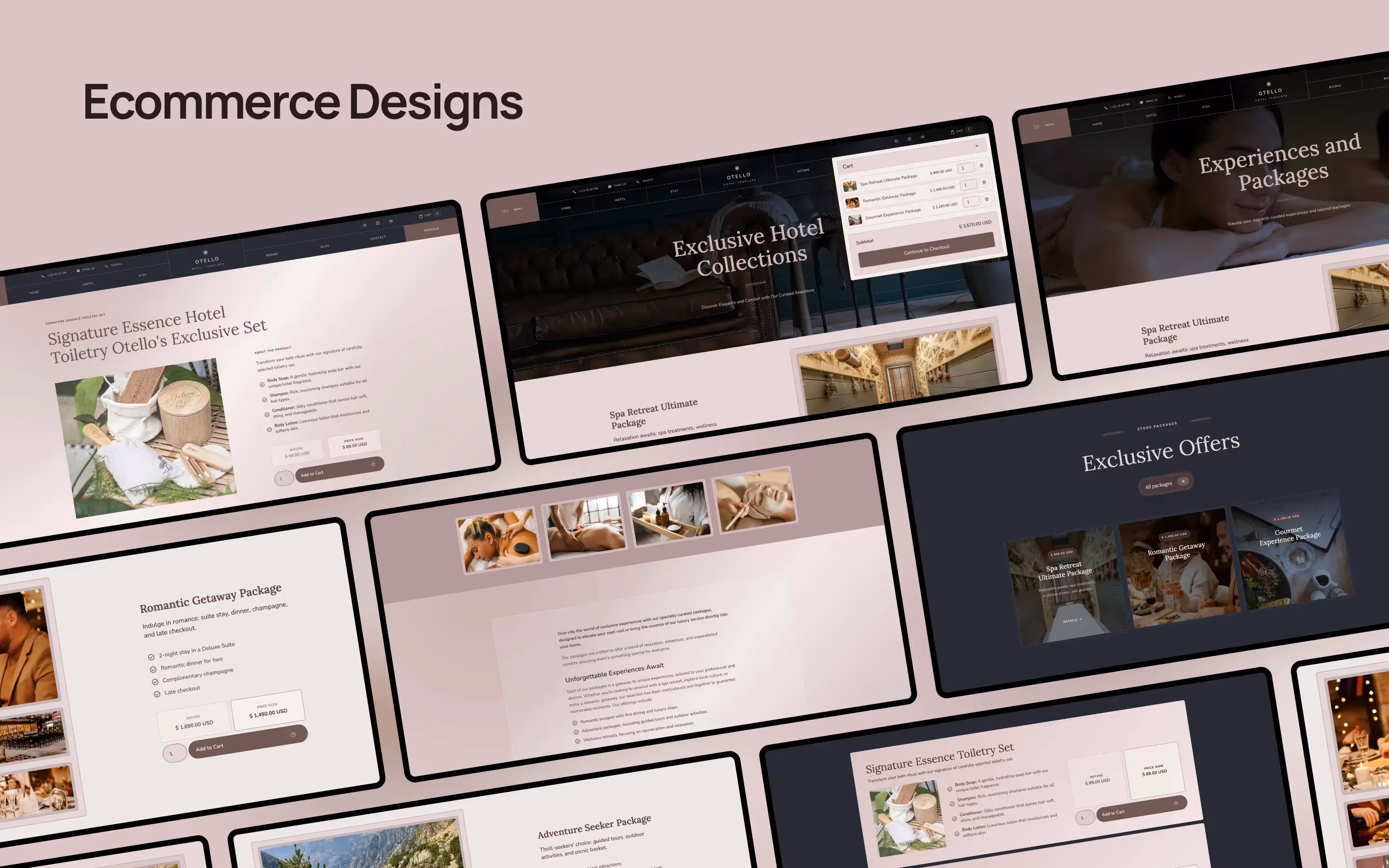 Otello - Hotel elegant Webflow website template
