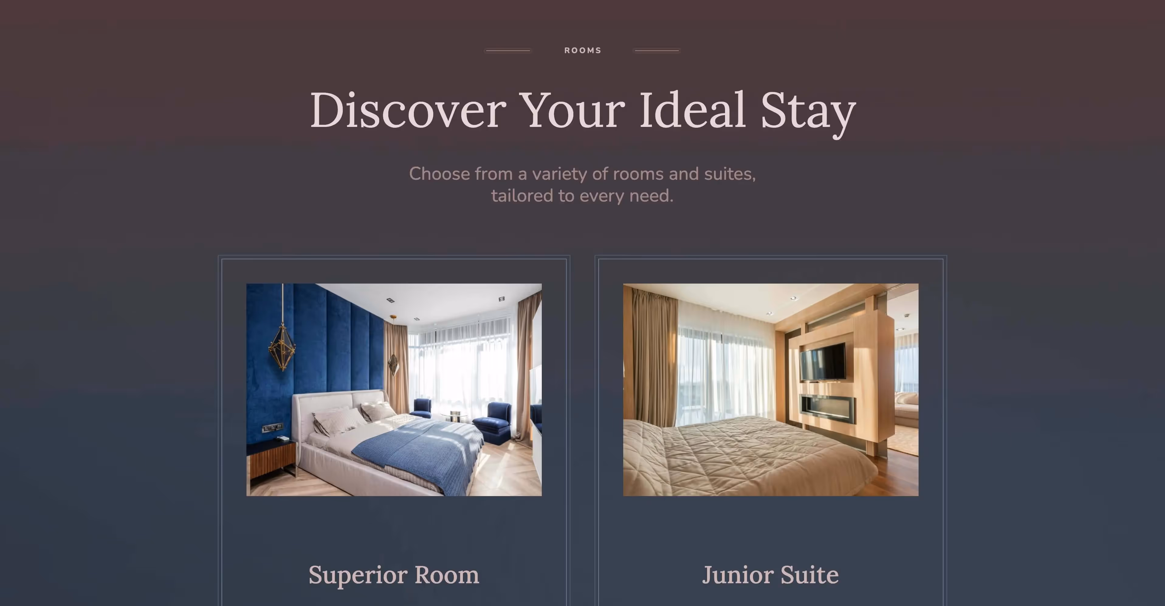 Otello - Hotel elegant Webflow website template screen
