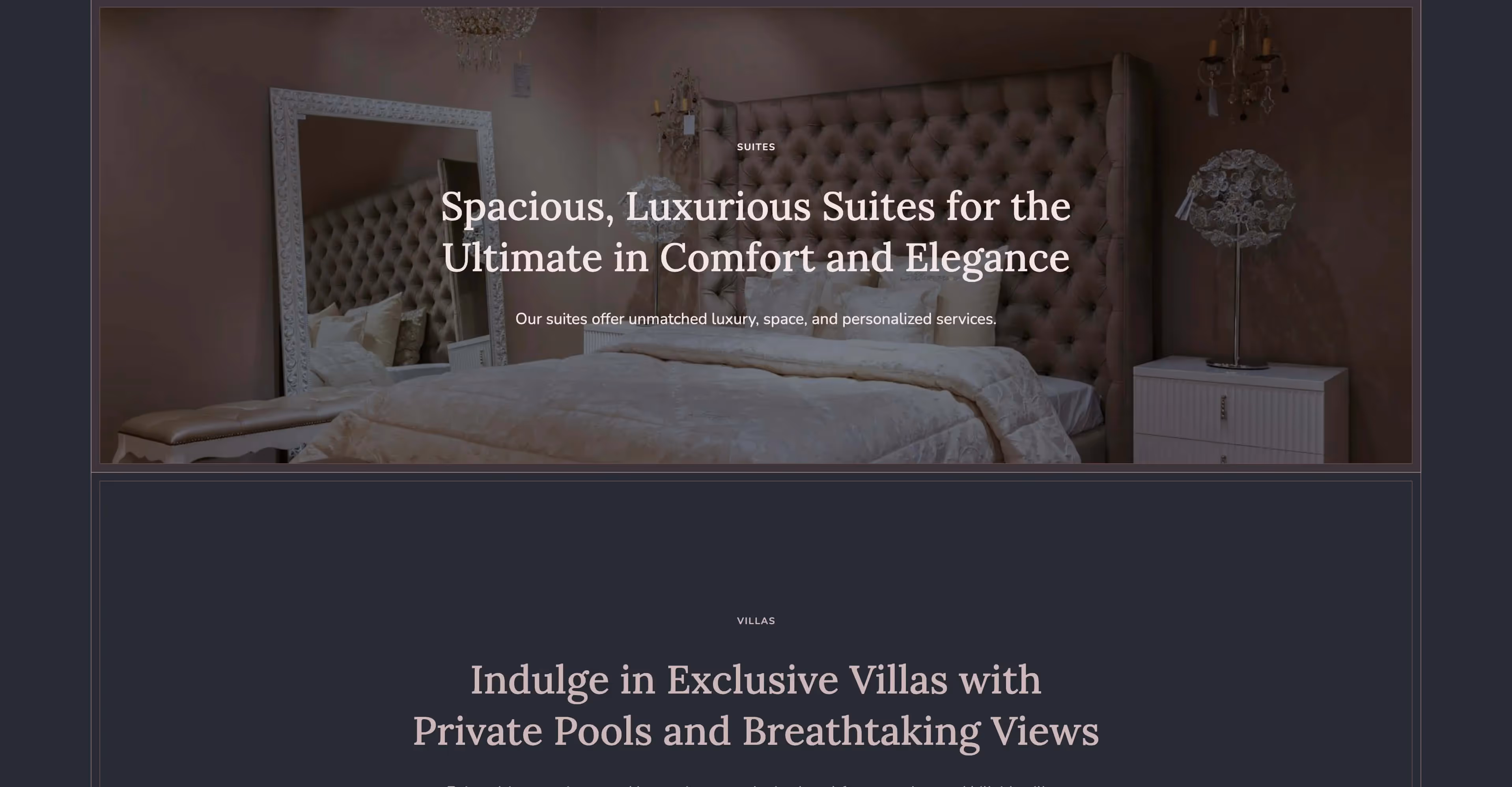 Otello - Hotel elegant Webflow website template screen