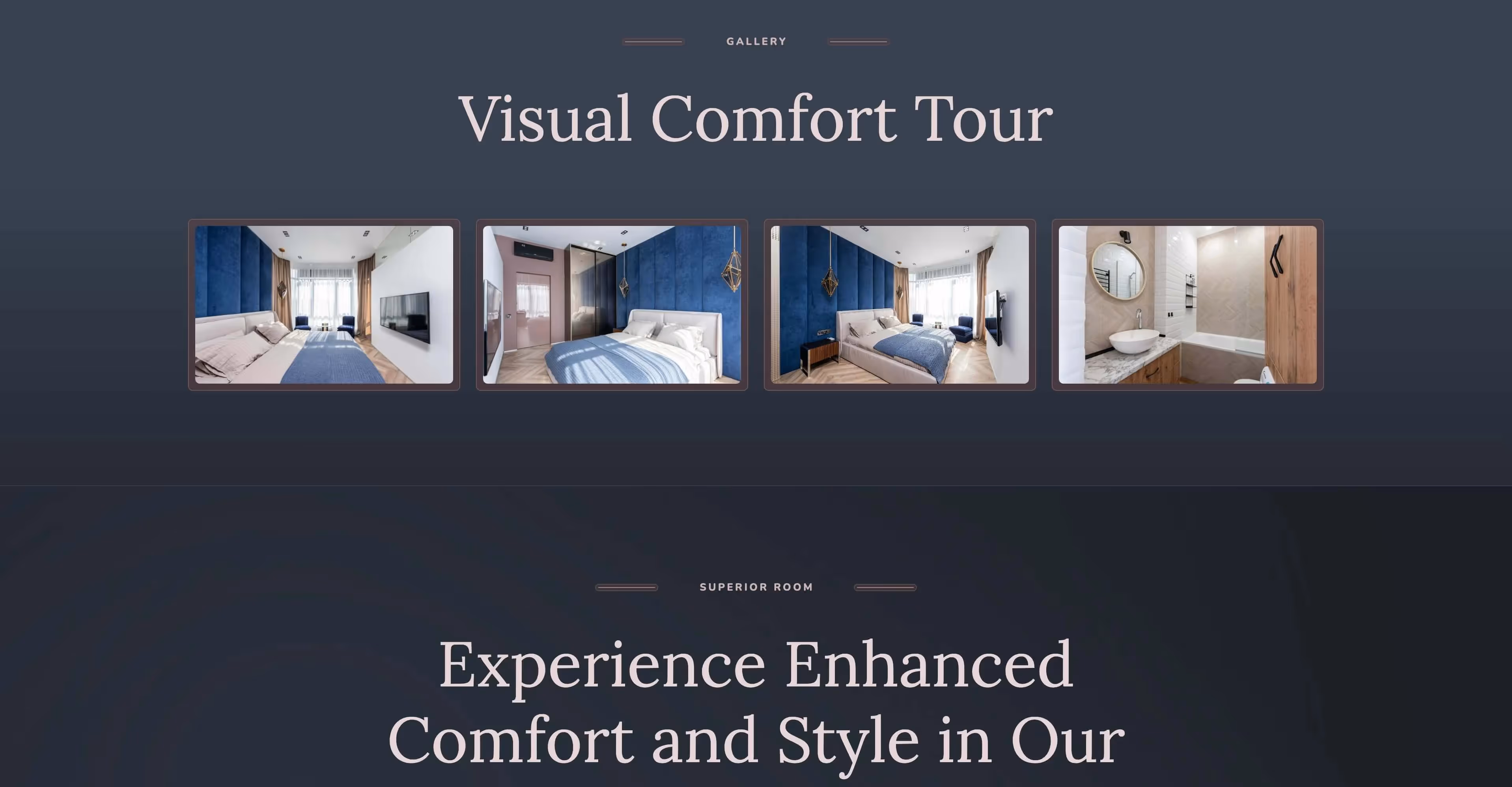 Otello - Hotel elegant Webflow website template screen
