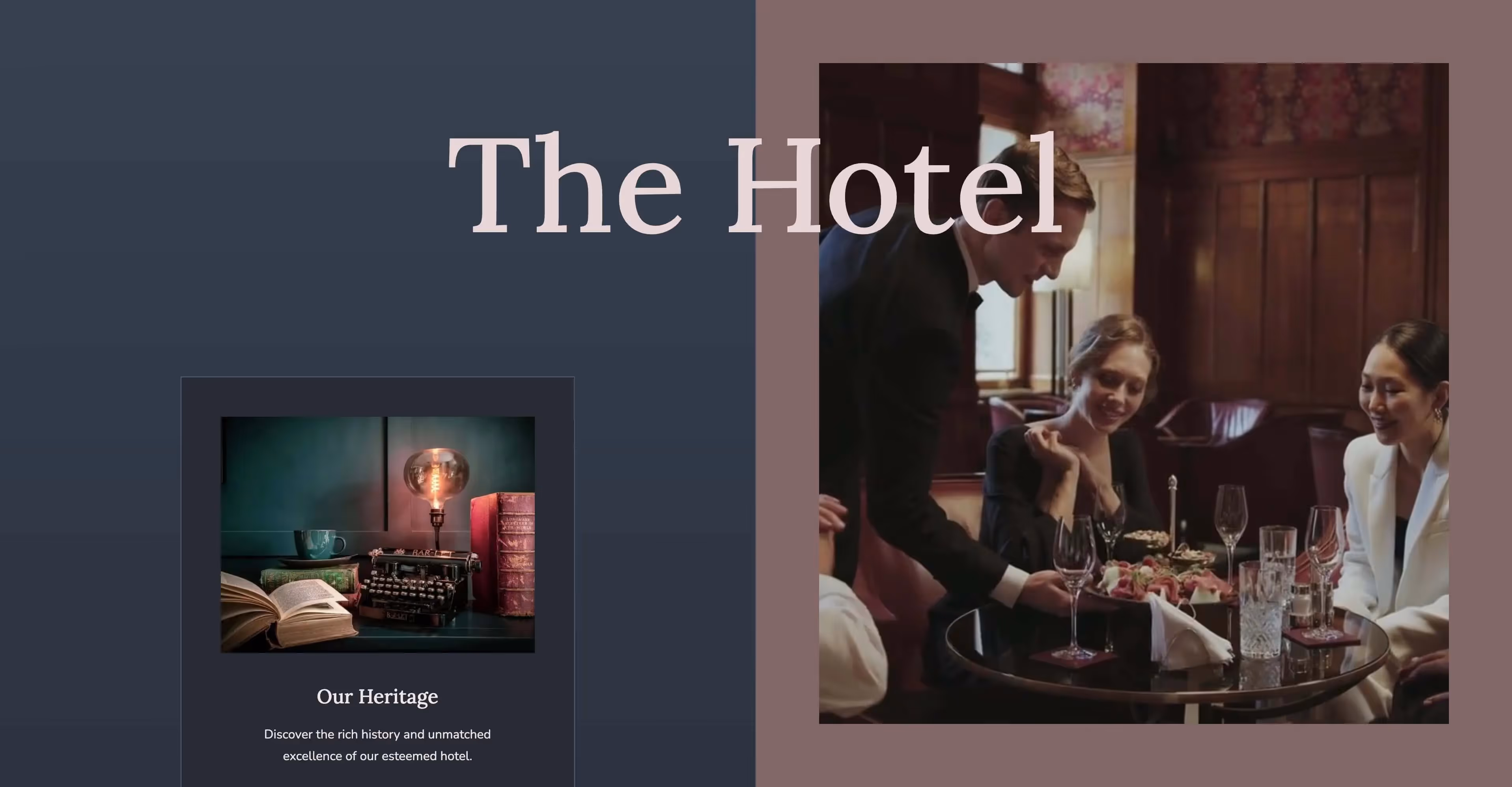 Otello - Hotel elegant Webflow website template screen