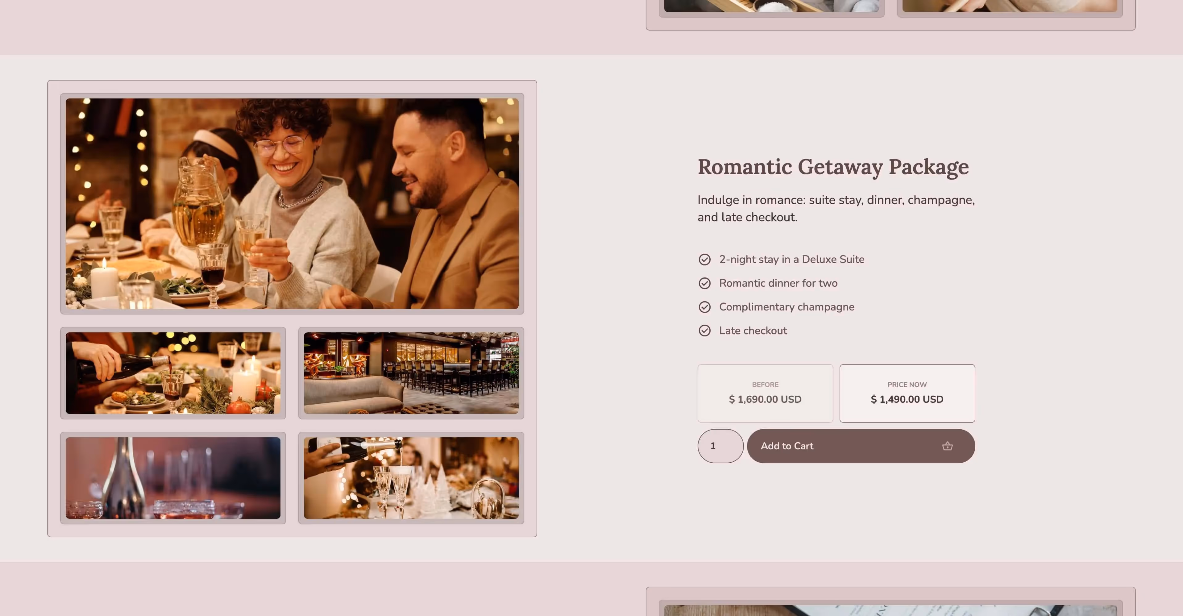 Otello - Hotel elegant Webflow website template screen