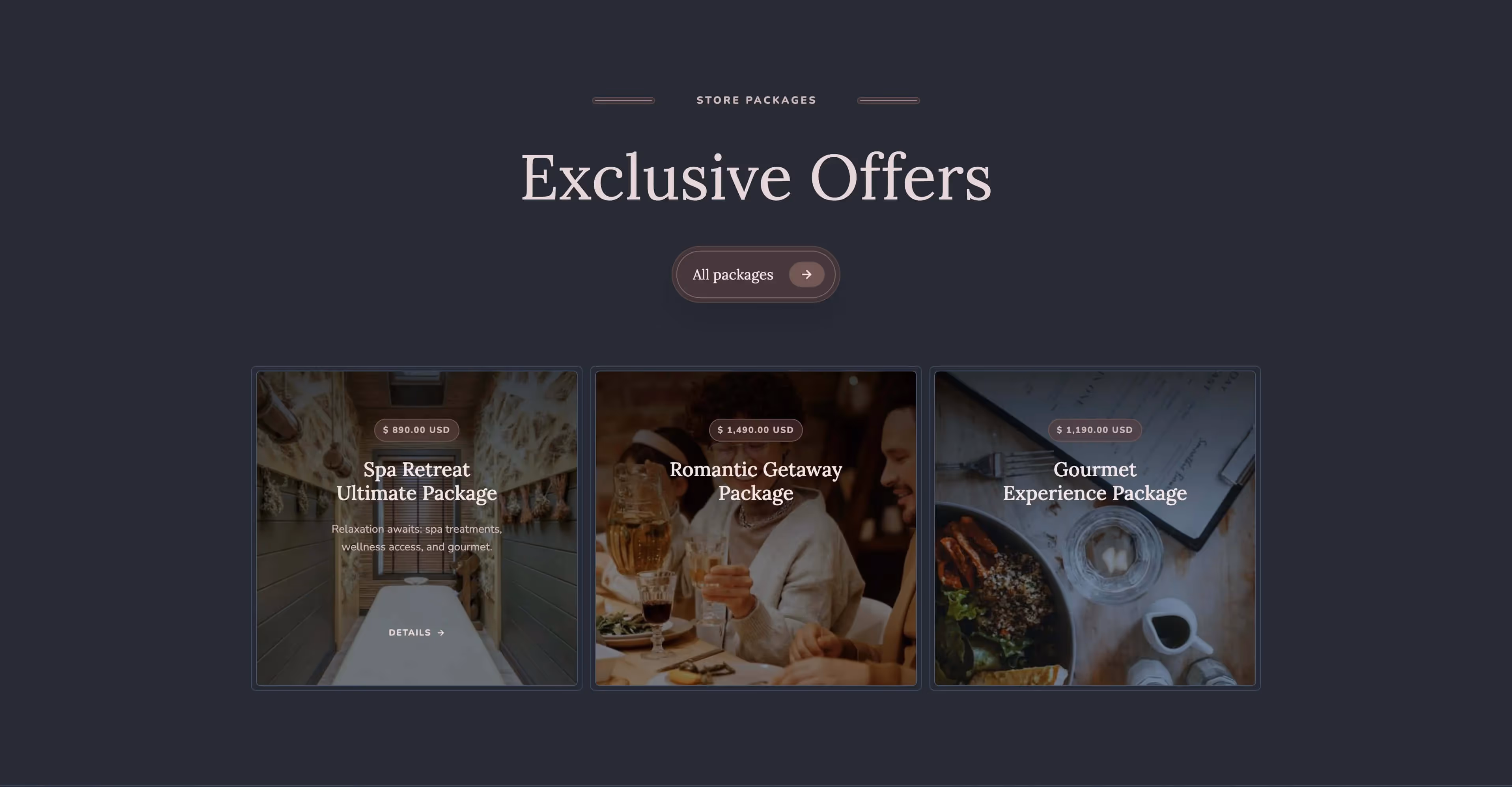 Otello - Hotel elegant Webflow website template screen