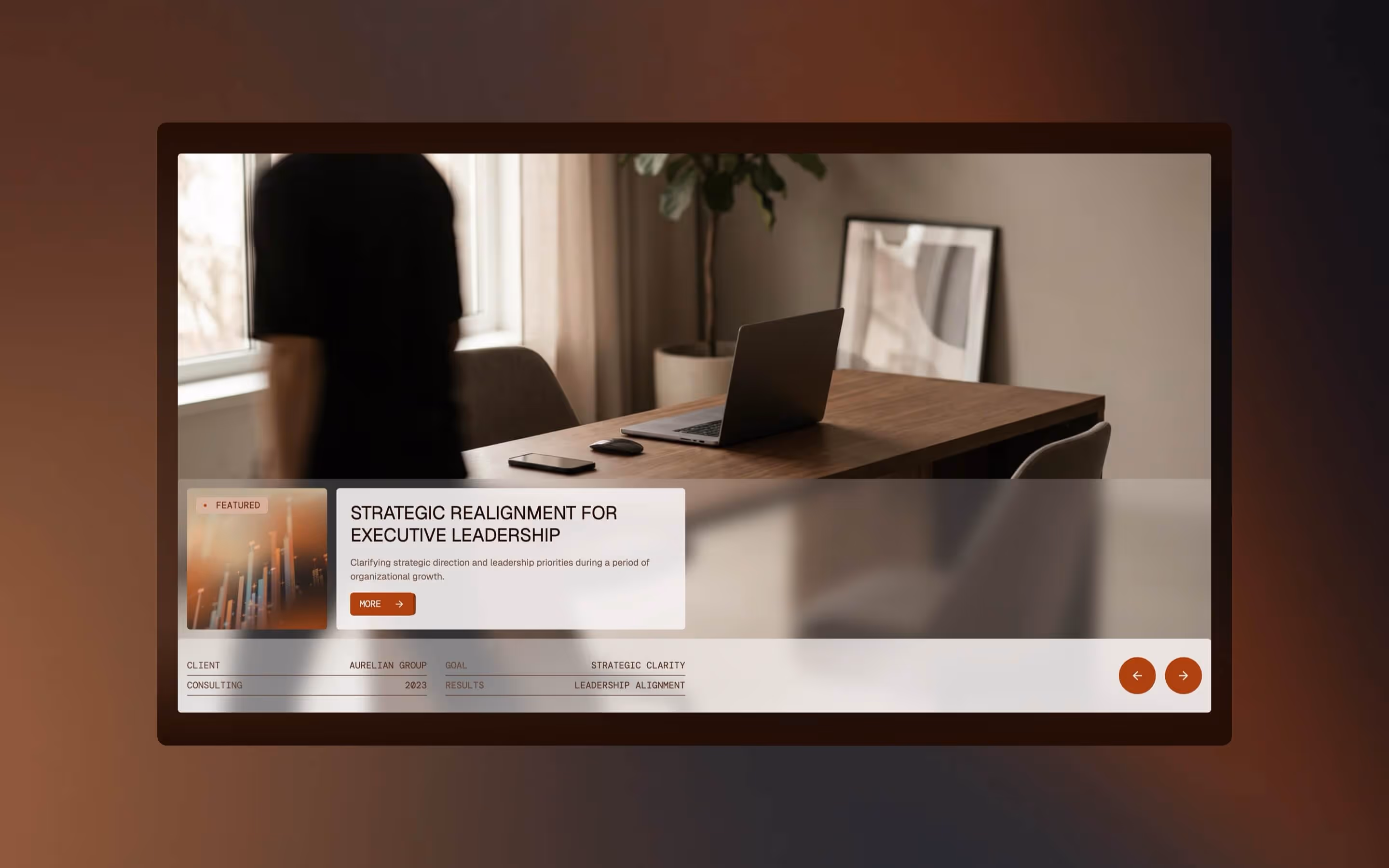 Sonet is a CMS template for consulting, coaching, advisory, finance businesses