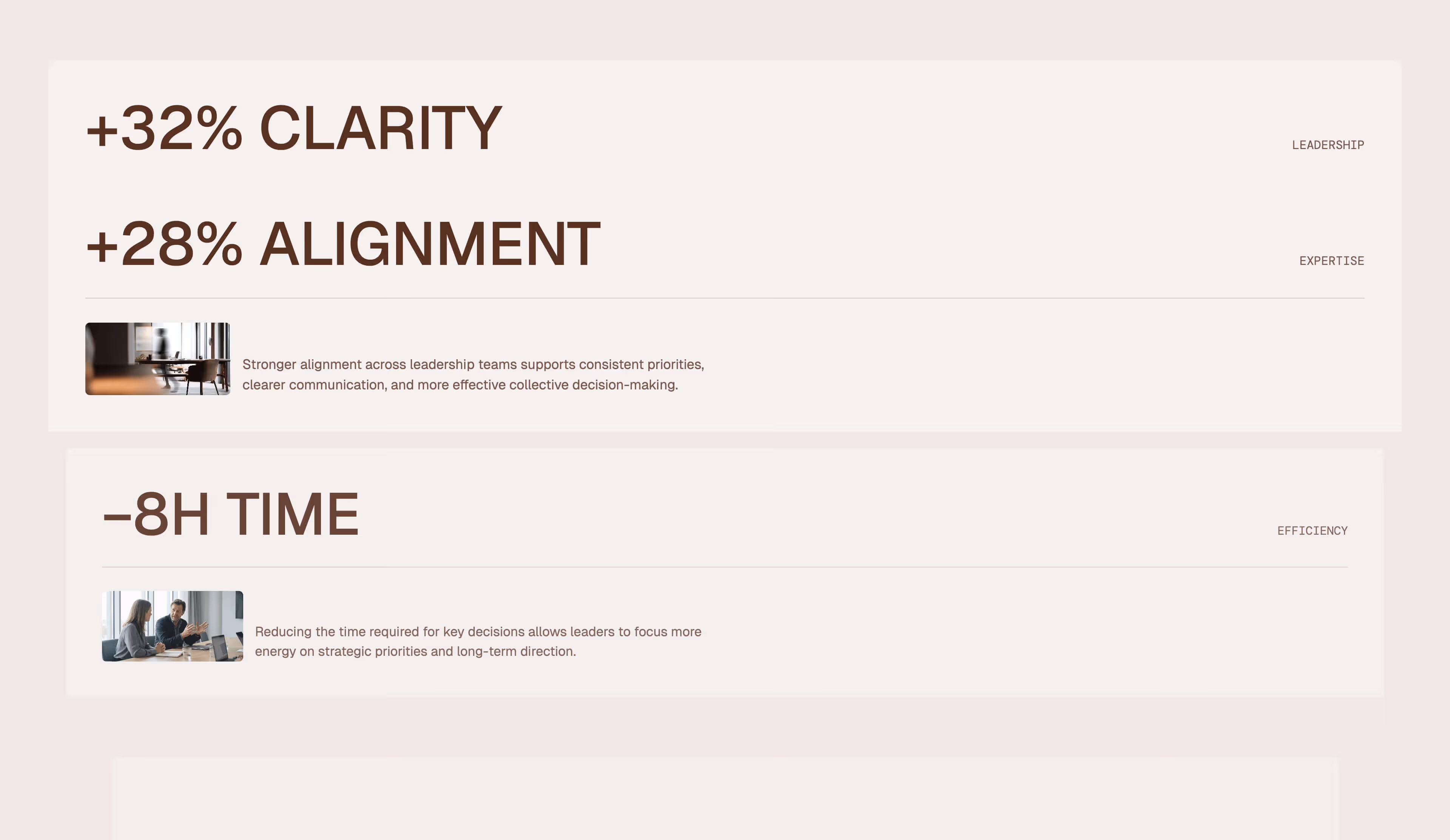 Sonet Webflow CMS template - Section screen