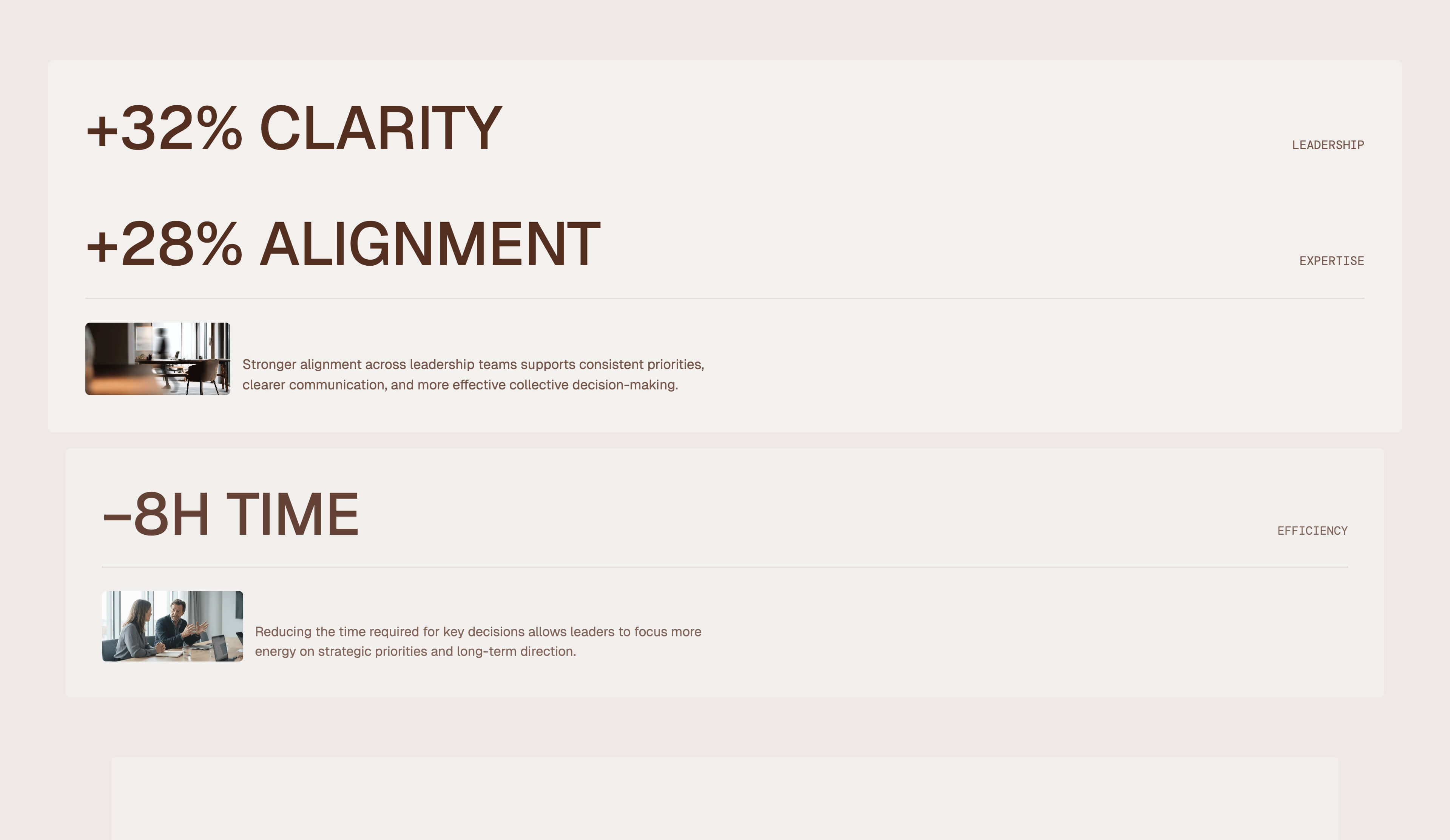 Sonet Webflow CMS template - Section screen