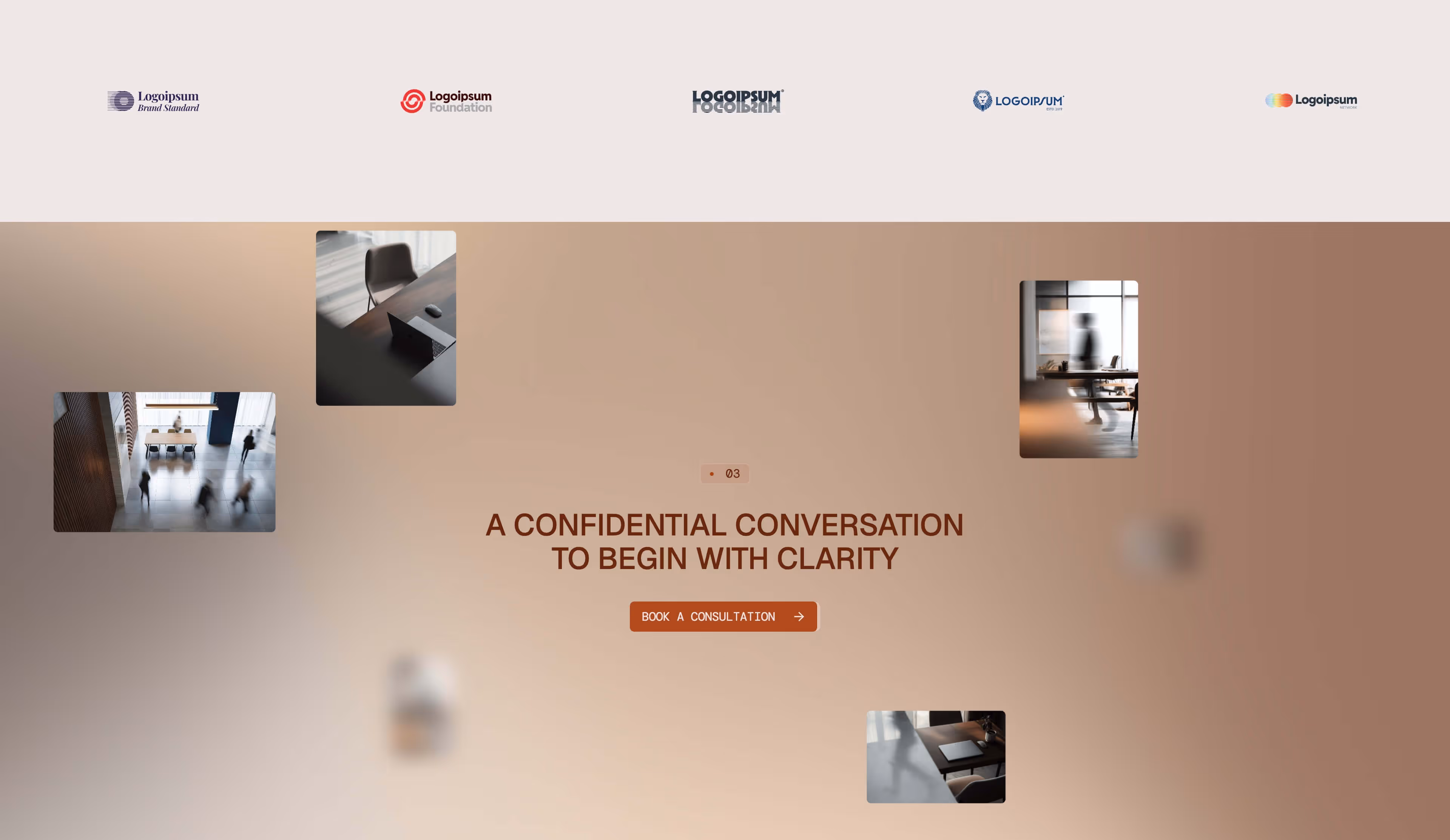 Sonet Webflow CMS template - Section screen