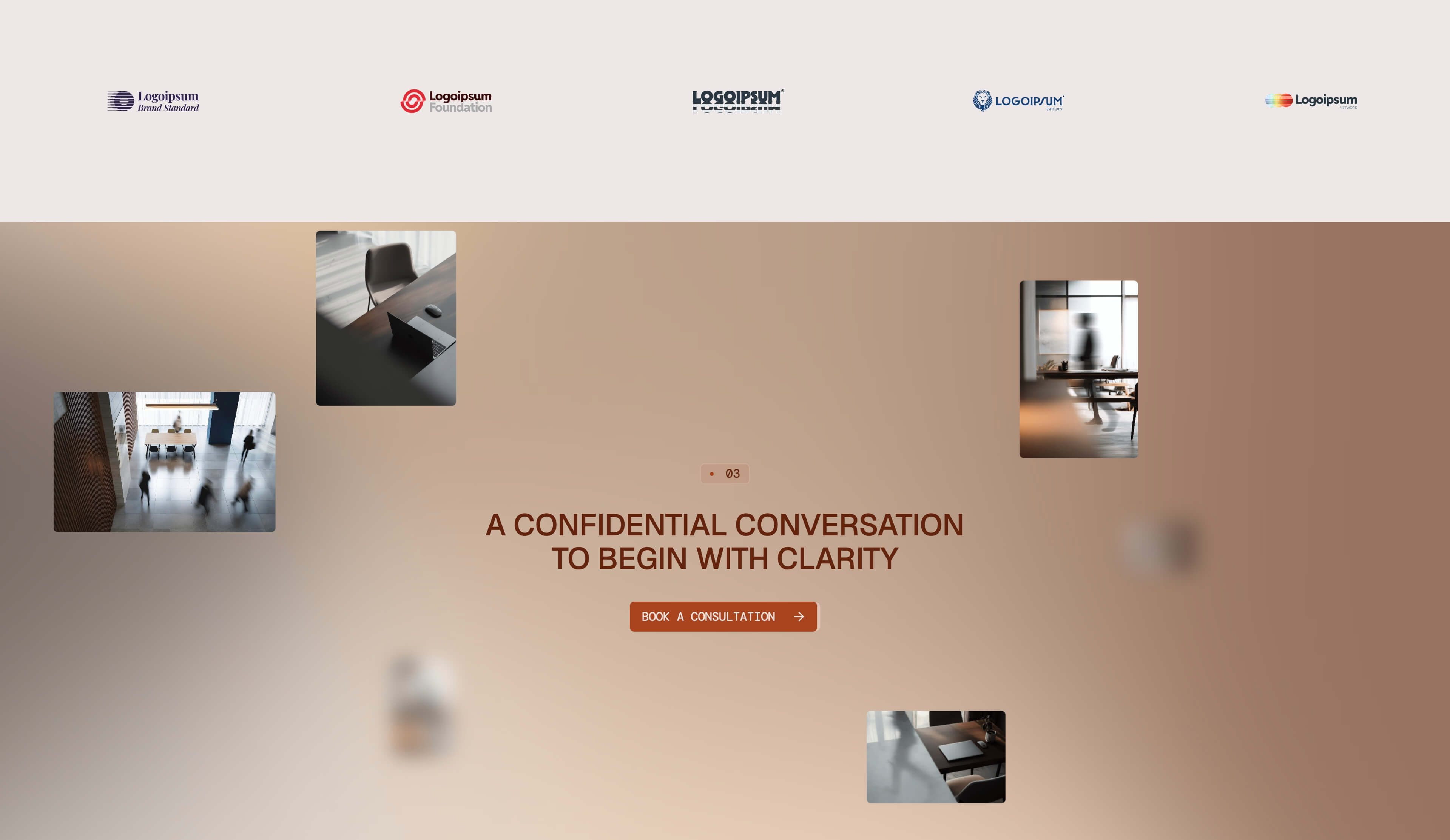 Sonet Webflow CMS template - Section screen