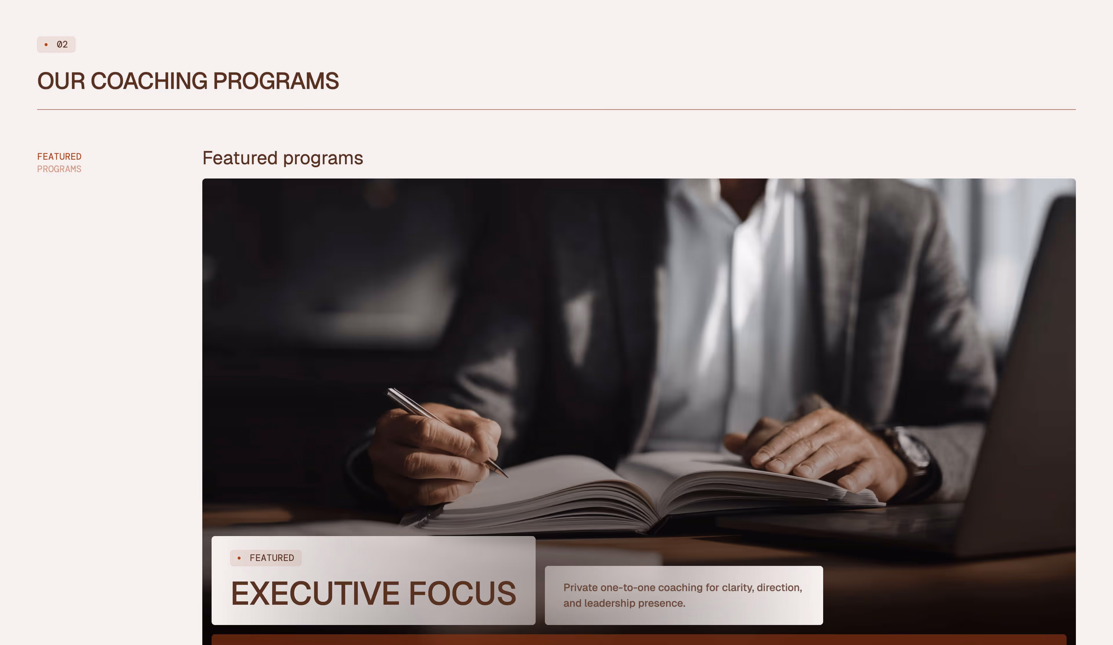 Sonet Webflow CMS template - Section screen