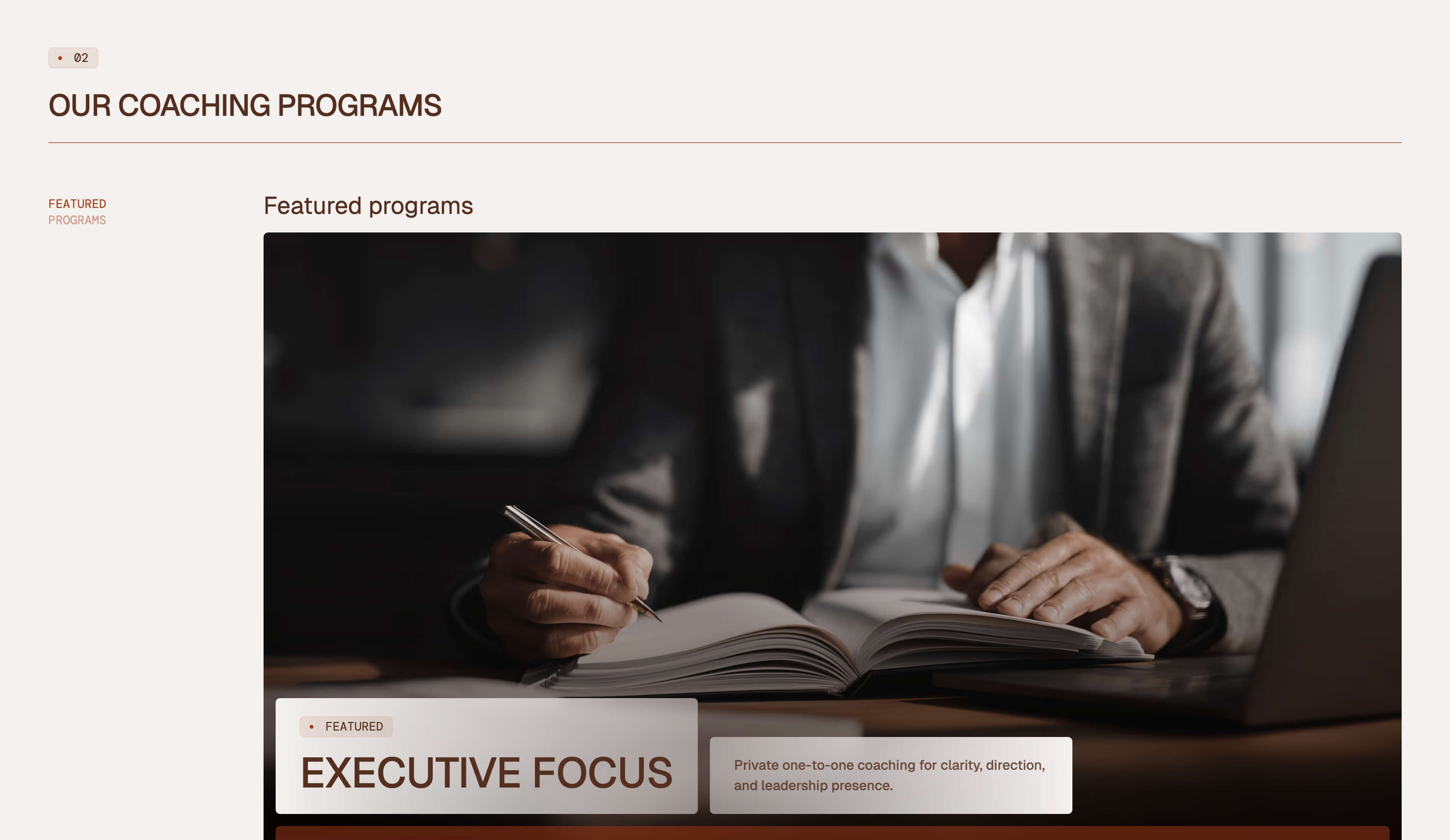 Sonet Webflow CMS template - Section screen