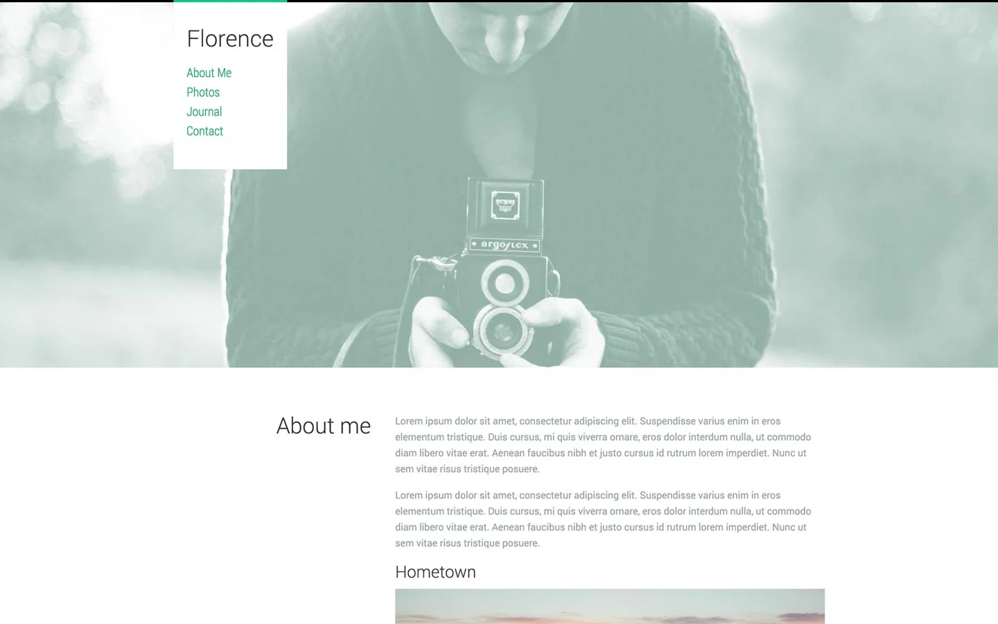 Gallio - free corporate Webflow template