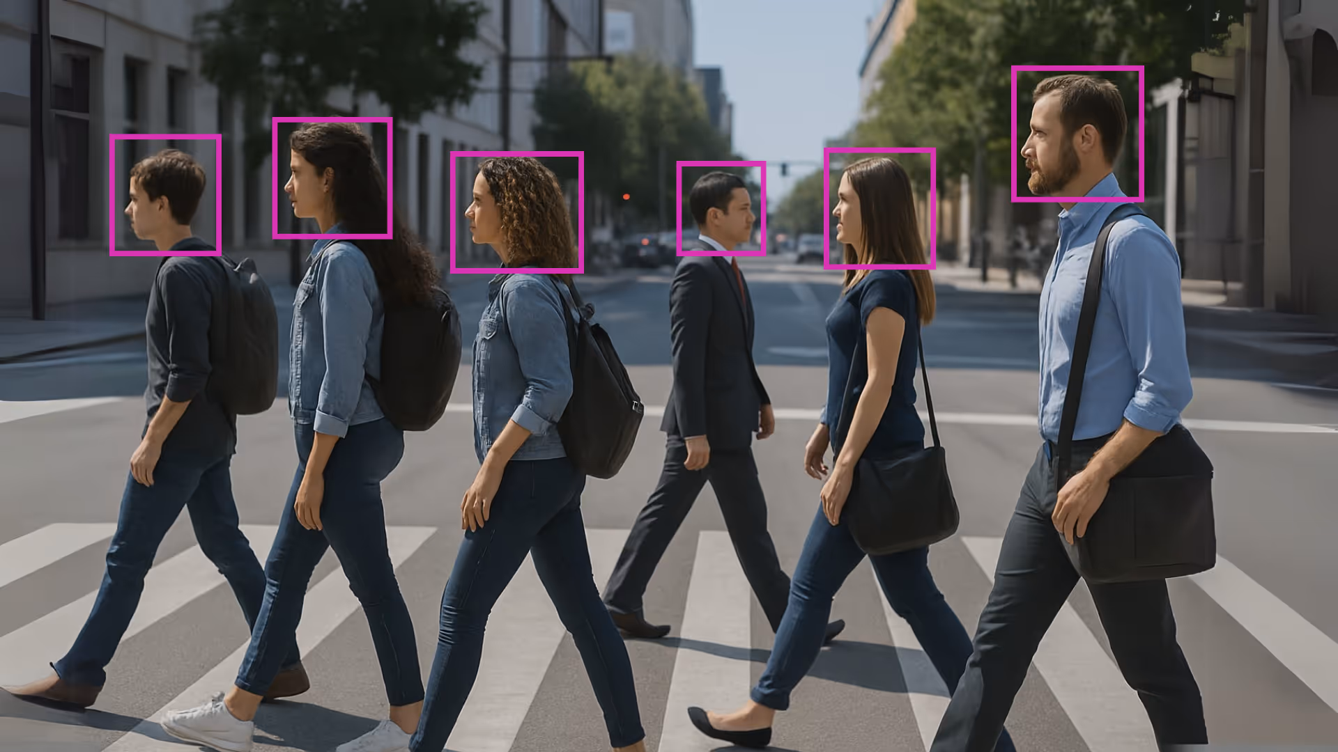 people at crosswalk