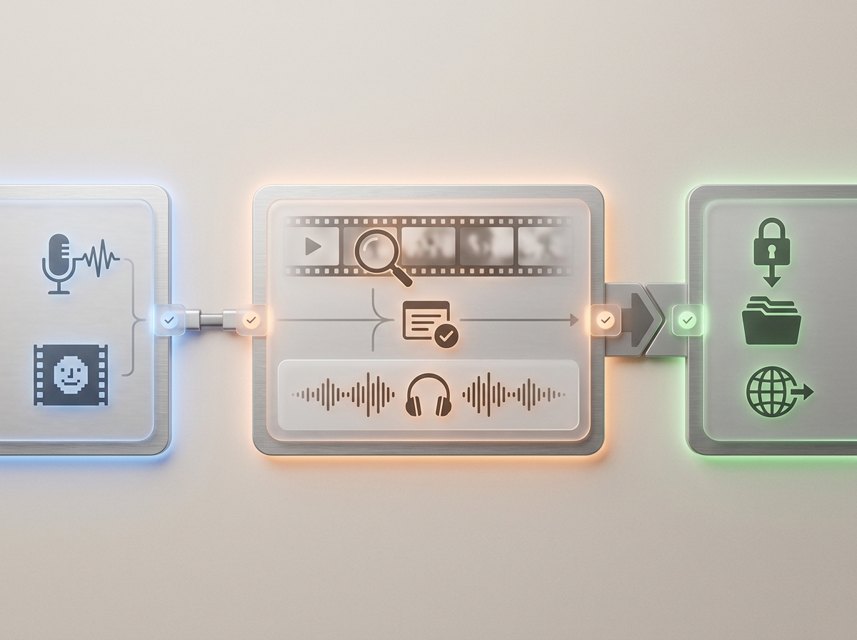Illustration supporting video redaction software