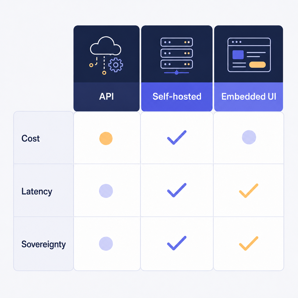 Choosing a redaction integration pattern by cost, latency, and sovereignty