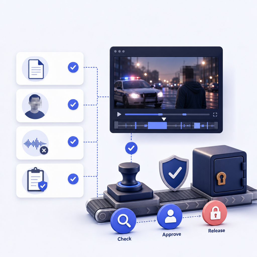 Illustration supporting video redaction