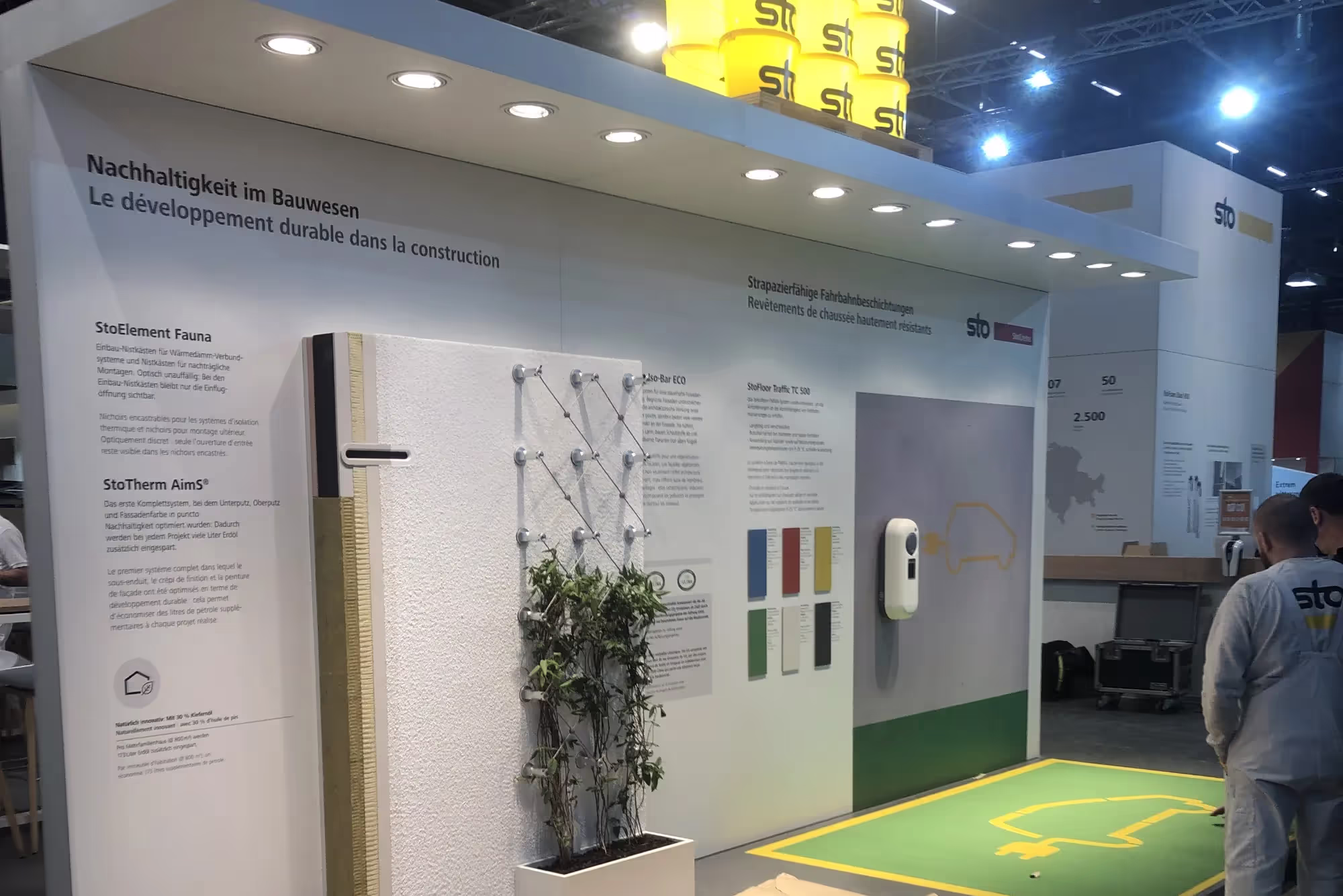 STO exhibition stand at appli-tech 2023 in Lucerne, view 2