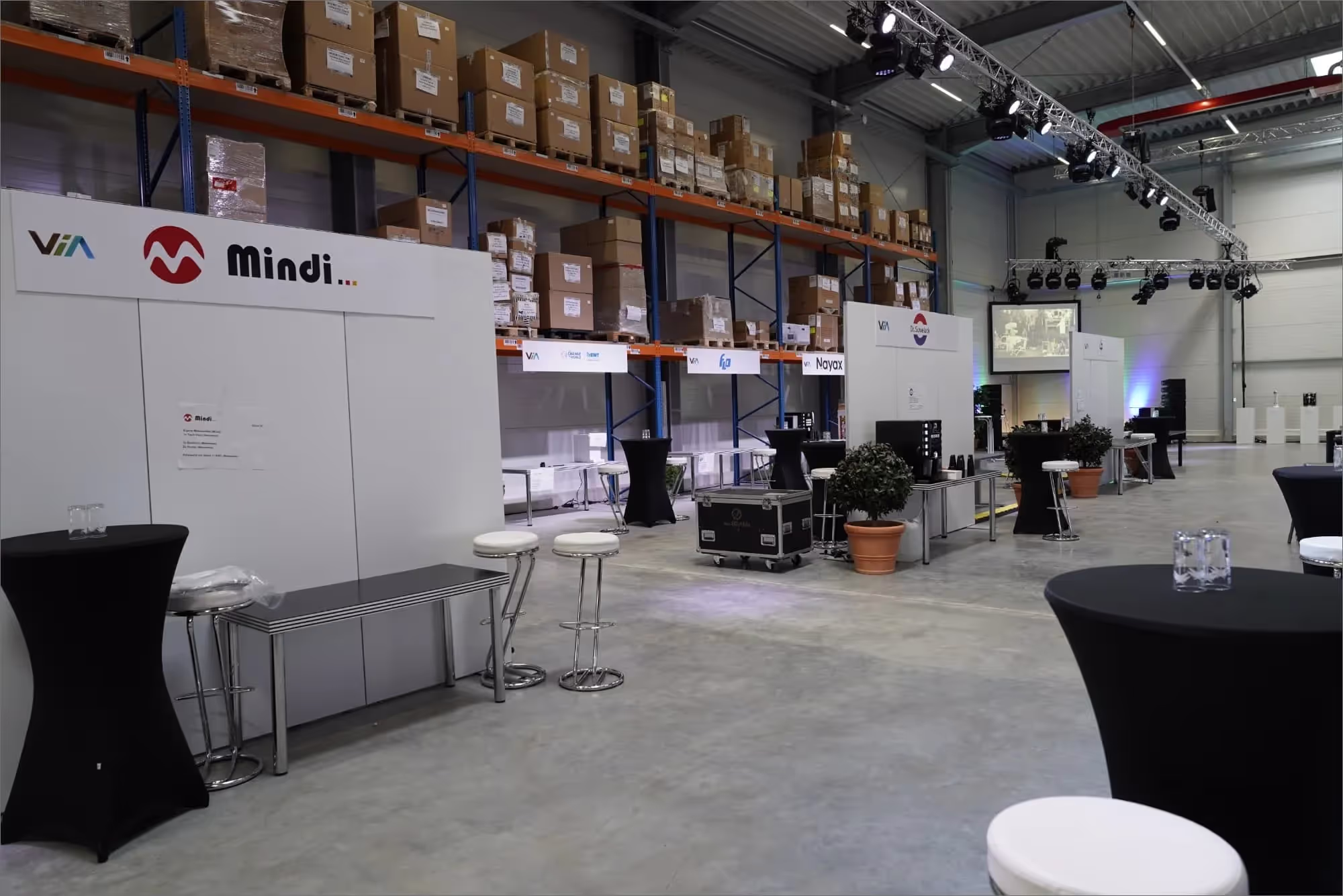 VIA Tage 2023 in-house exhibition at RHEAVENDORS SERVOMAT in Beimerstetten, view 2