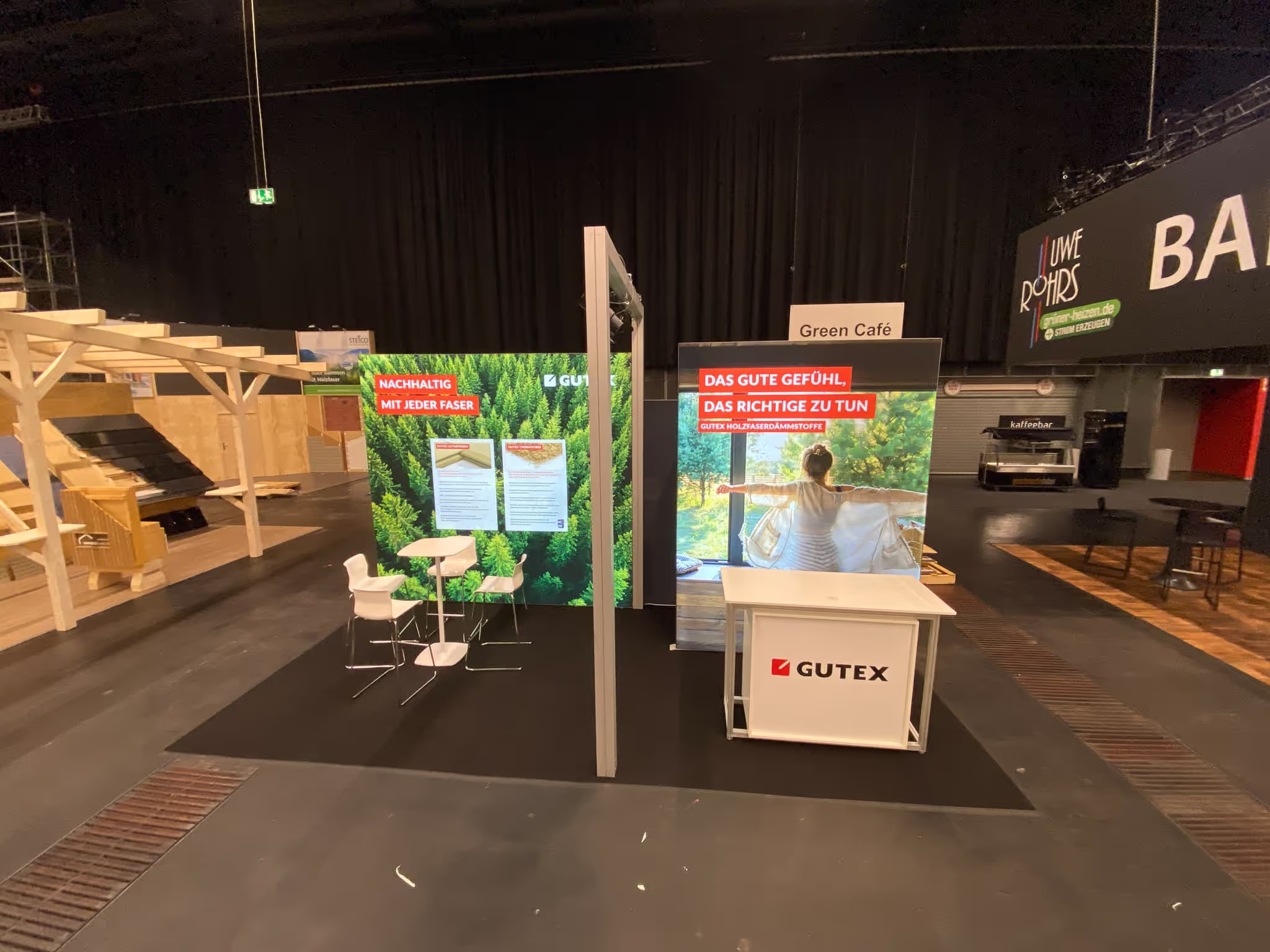 GUTEX exhibition stand at hanseBAU 2024 in Bremen, view 2