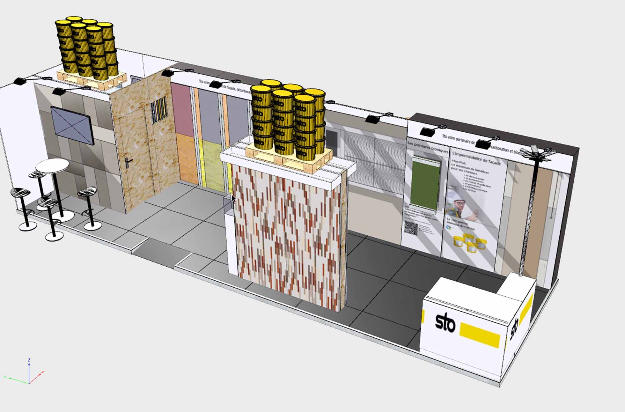 Messestand von STO auf der ARTIBAT 2024 in Rennes, Ansicht 3