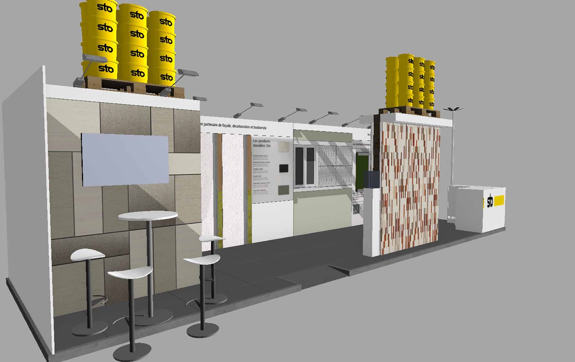 Messestand von STO auf der ARTIBAT 2024 in Rennes, Ansicht 4