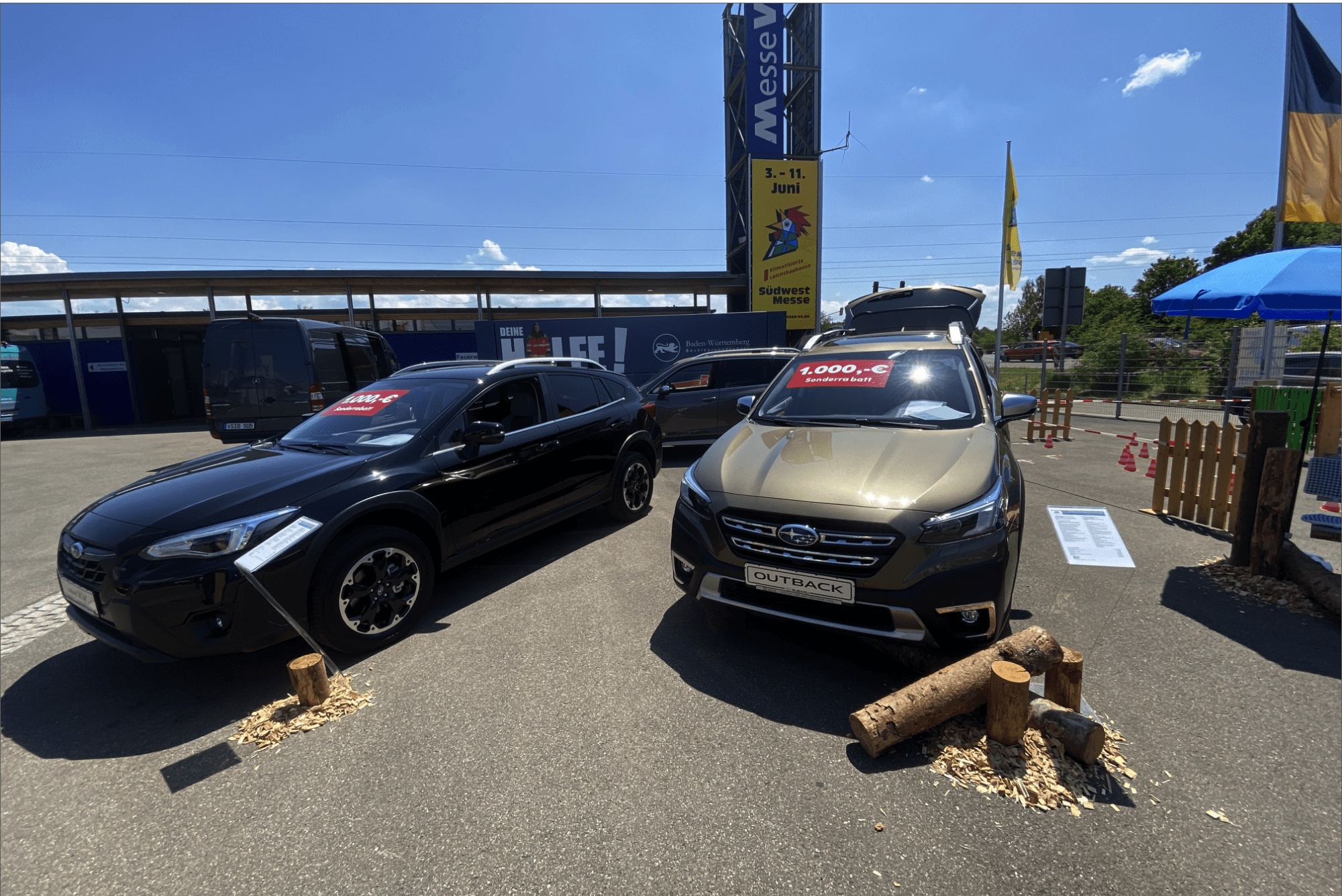 Messestand von Autohaus ROTH auf der Südwest Messe 2023 in Villingen-Schwenningen, Ansicht 9